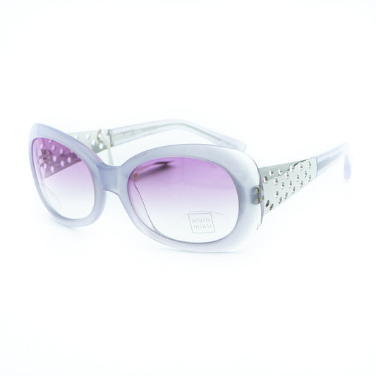 Alain Mikli A0141-01 Purple Silver Sunglasses Vintage