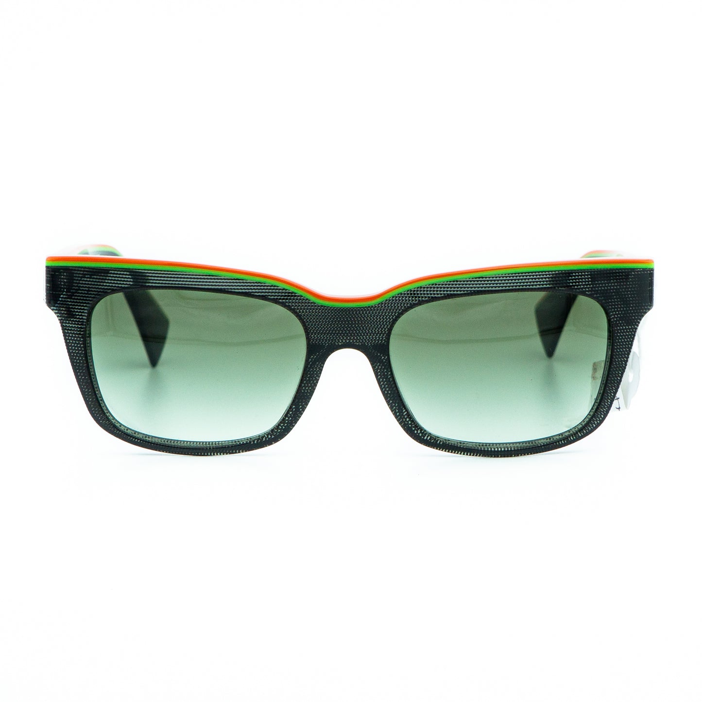 Alain Mikli A05020 Black Orange Sunglasses Vintage