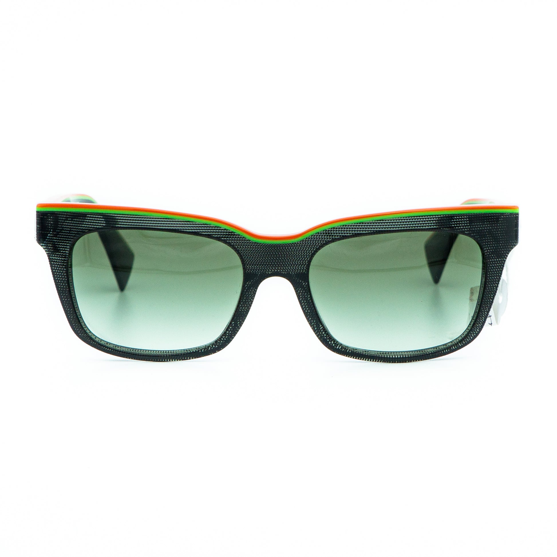 Alain Mikli A05020 Black Orange Sunglasses Vintage