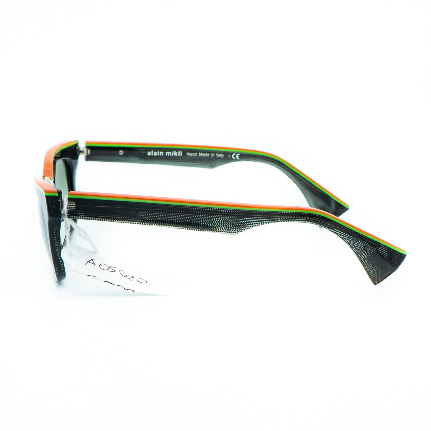 Alain Mikli A05020 Black Orange Sunglasses Vintage