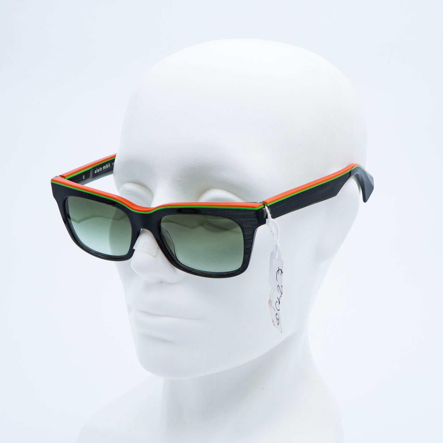 Alain Mikli A05020 Black Orange Sunglasses Vintage