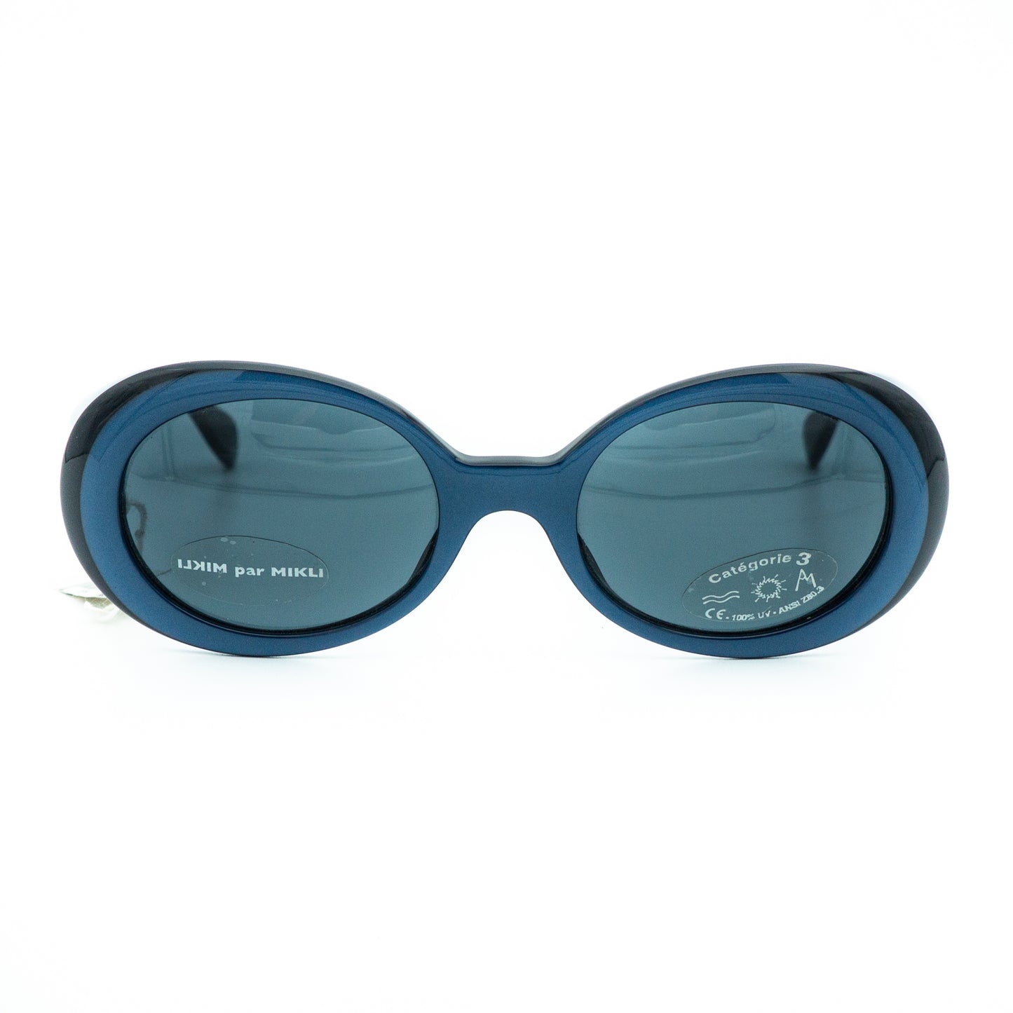 Alain Mikli par Mikli 7124 Blue Oval Sunglasses Vintage