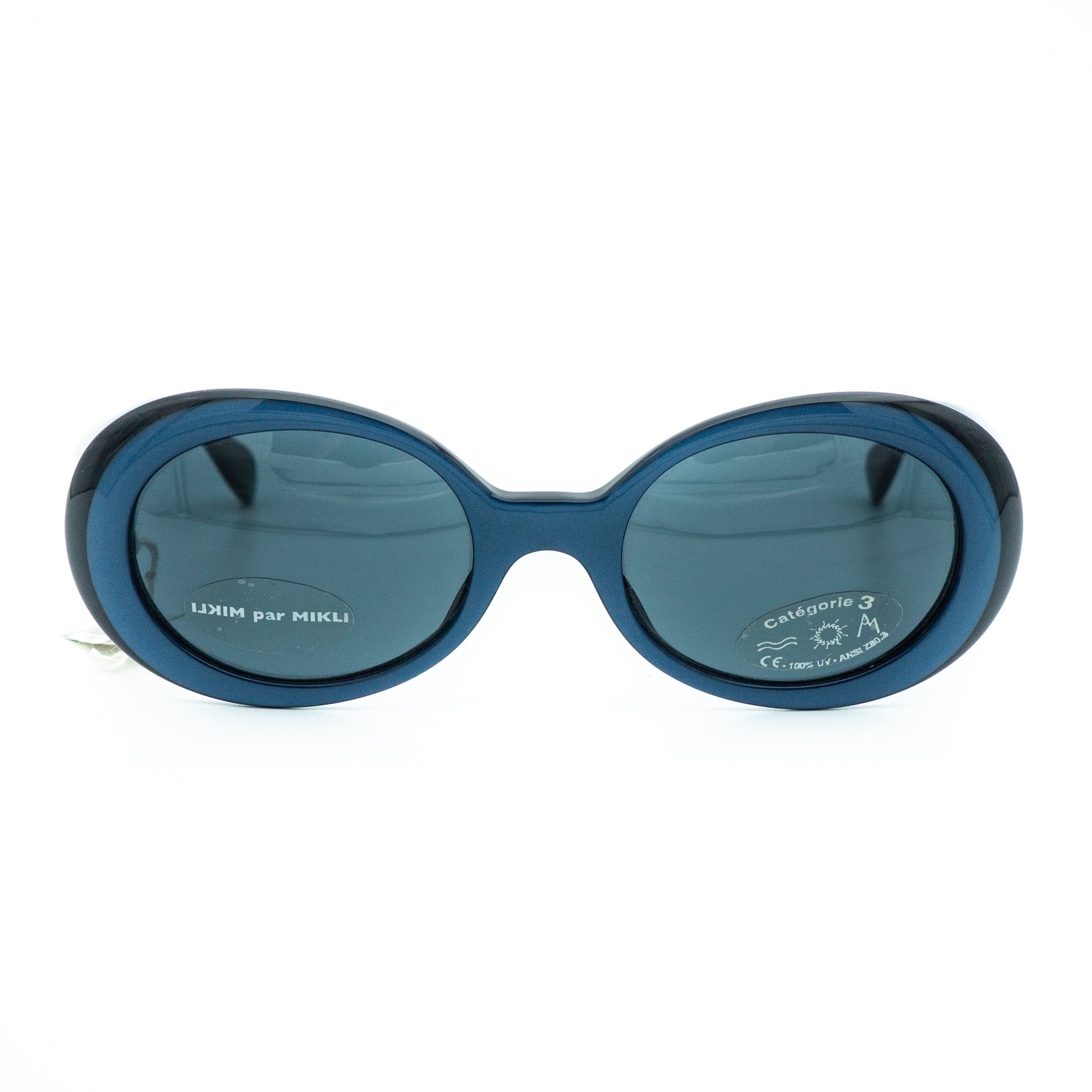 Alain Mikli par Mikli 7124 Blue Oval Sunglasses Vintage