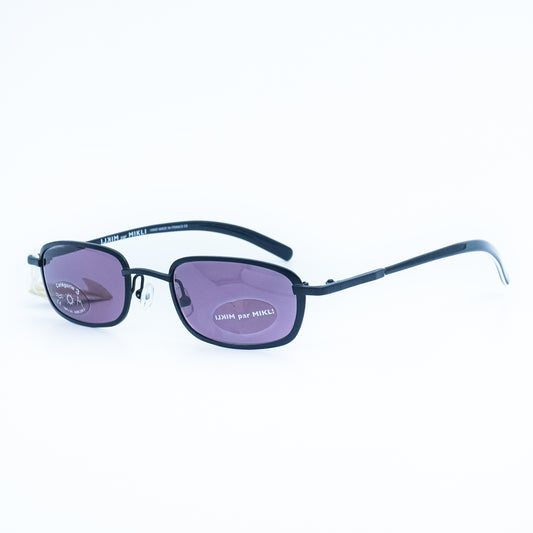 Alain Mikli par Mikli 7670 Black Oval Sunglasses Vintage