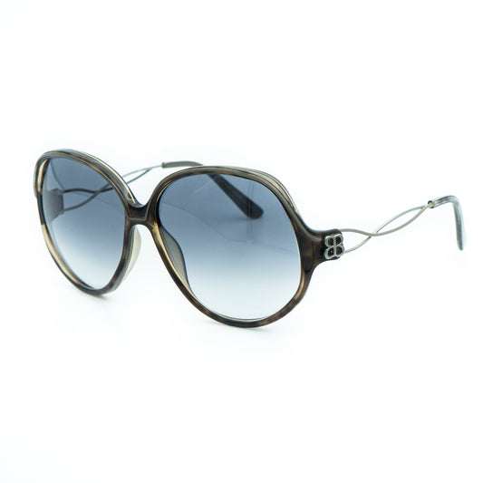 Balenciaga BAL 0069/S Silver Oversized Sunglasses Vintage