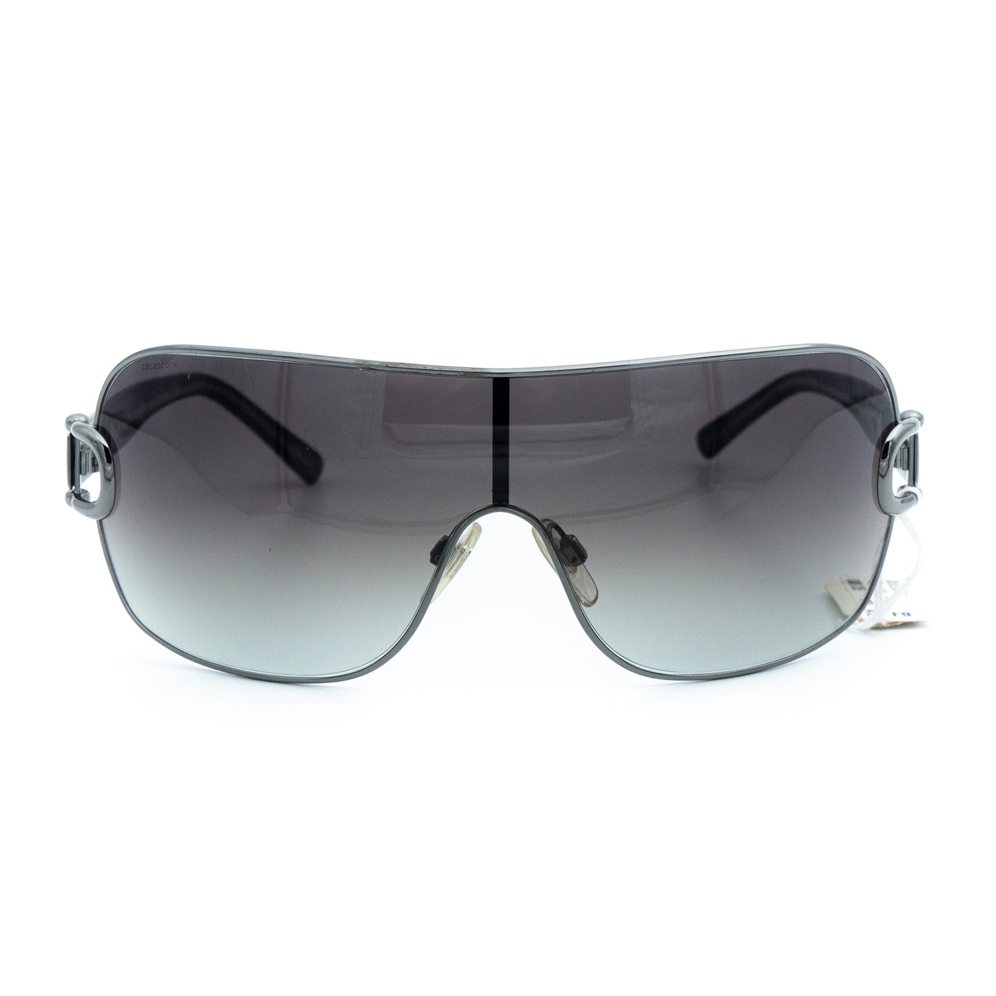 Burberry B 3001 Black Shield Mask Sunglasses Vintage