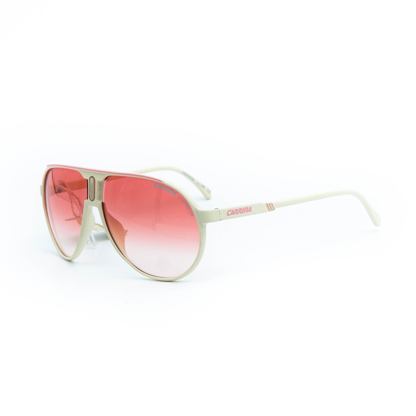 CARRERA Champion white pink aviator vintage sunglasses