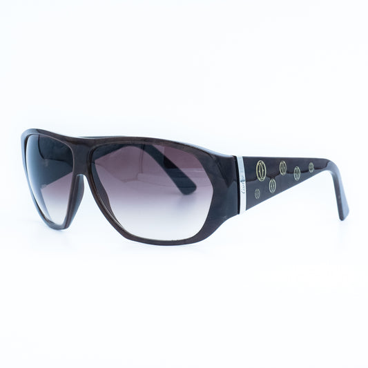 Cartier 4668473 Aviator Brown Sunglasses Vintage