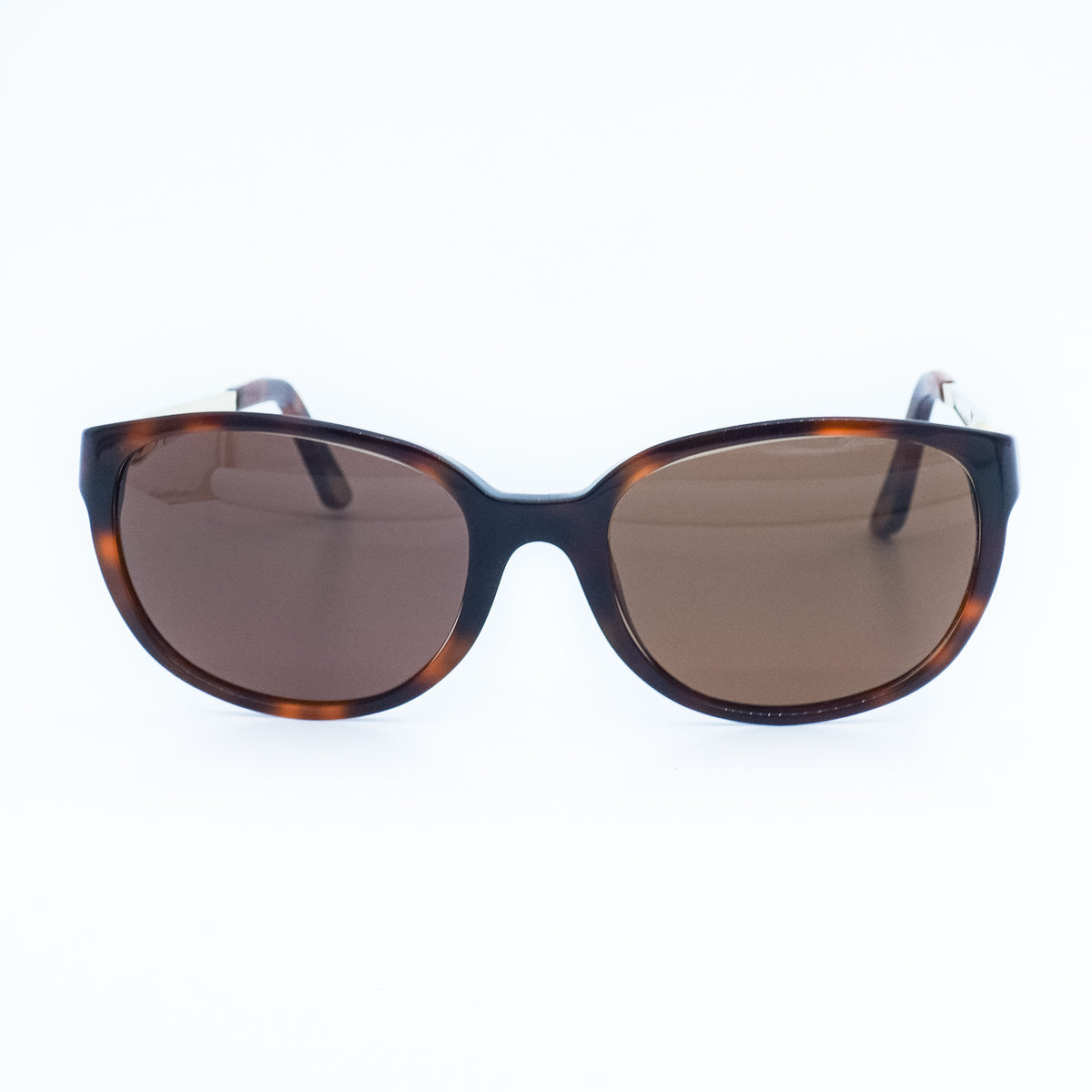 Cartier T8101206 Trinity Cat Eye Brown Gold Sunglasses