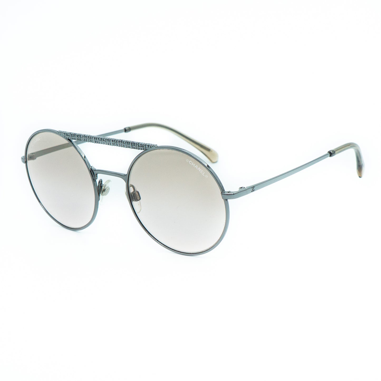 Chanel 4232 Round Silver Sunglasses Vintage