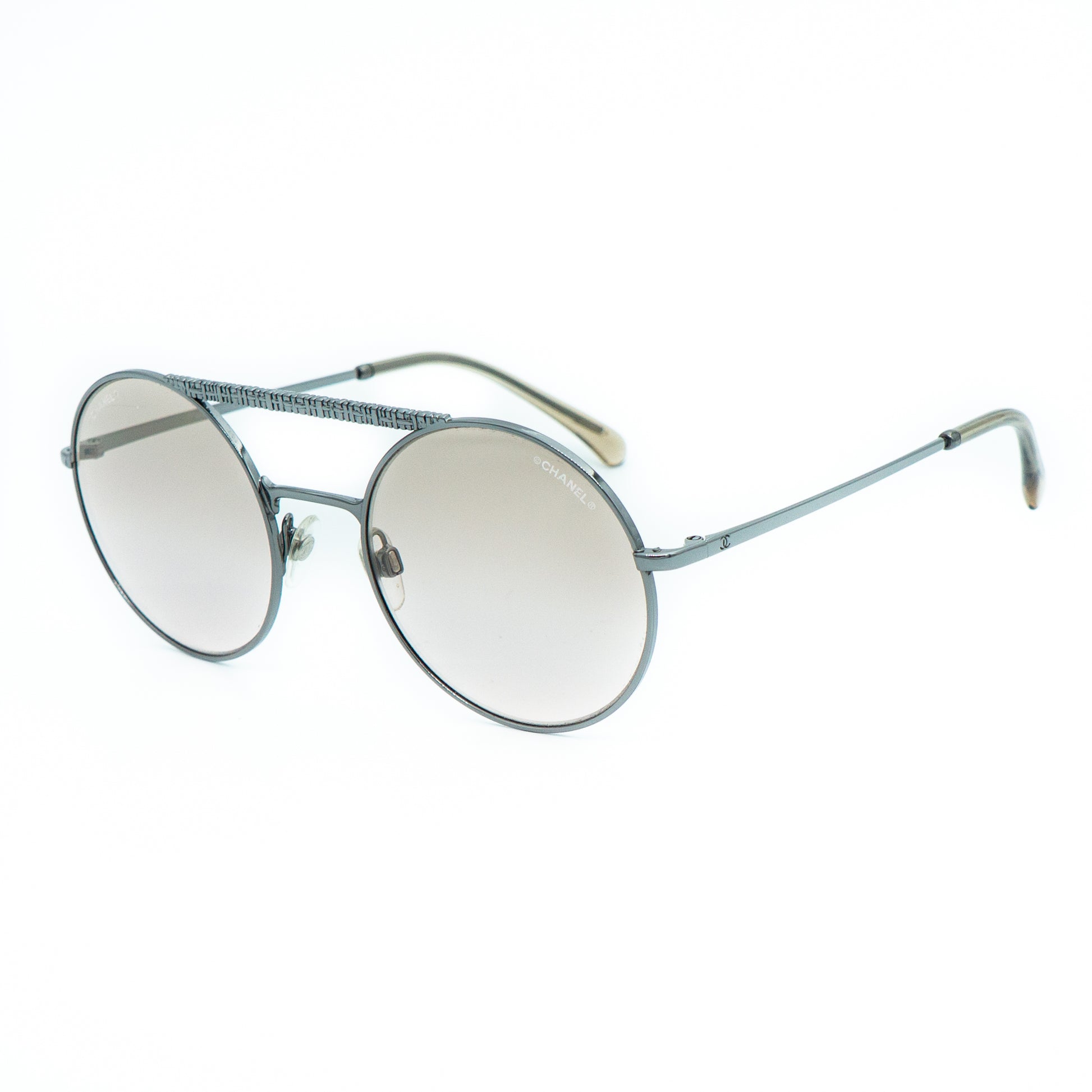 Chanel 4232 Round Silver Sunglasses Vintage