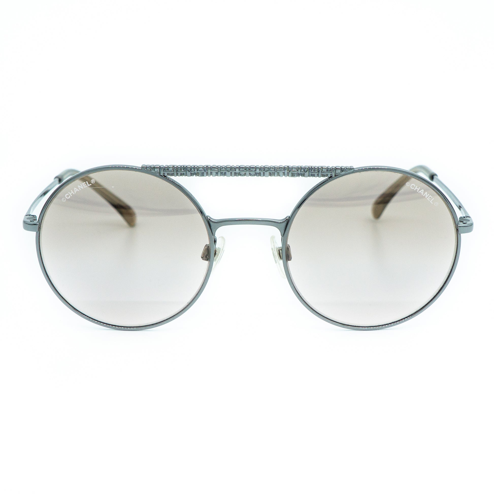 Chanel 4232 Round Silver Sunglasses Vintage