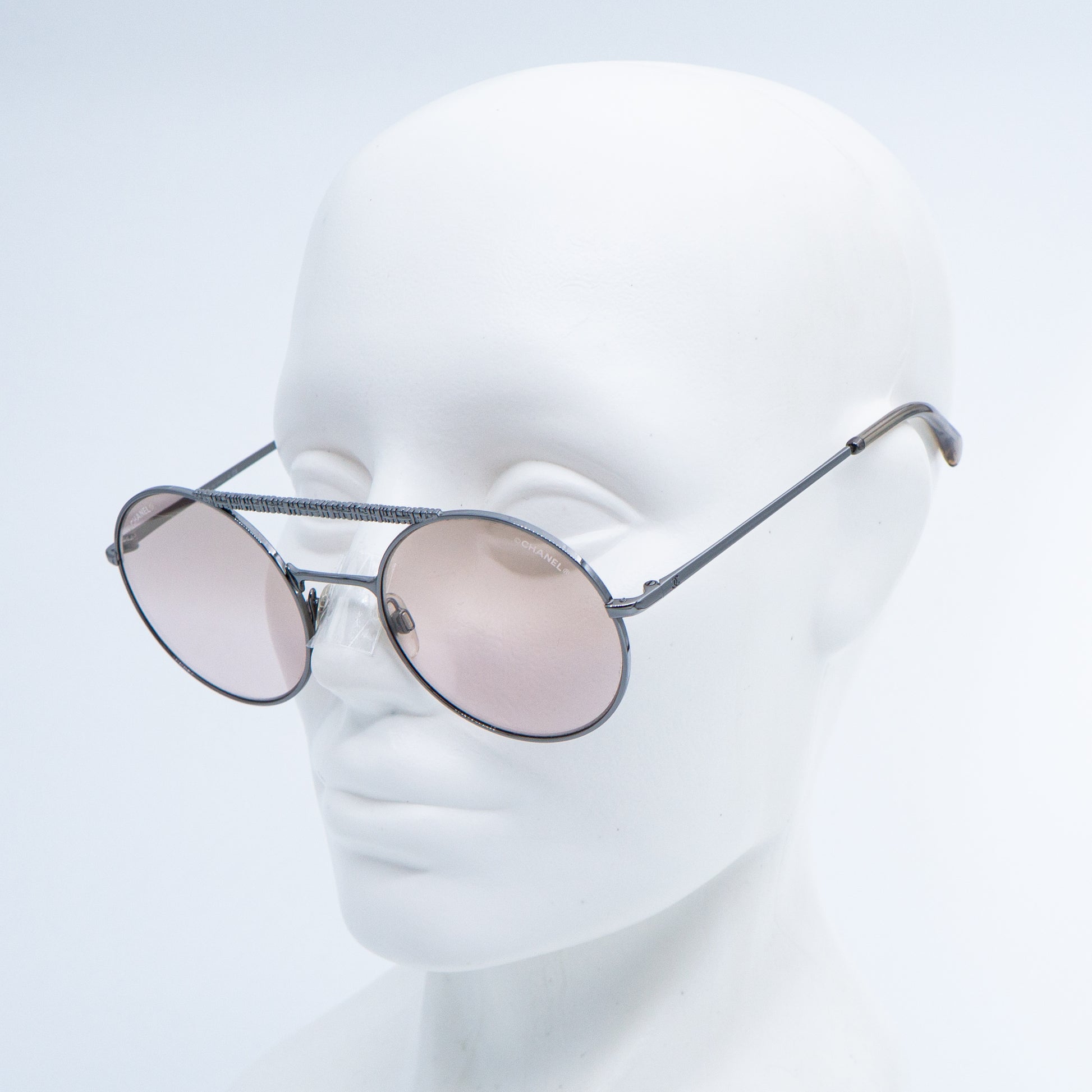 Chanel 4232 Round Silver Sunglasses Vintage