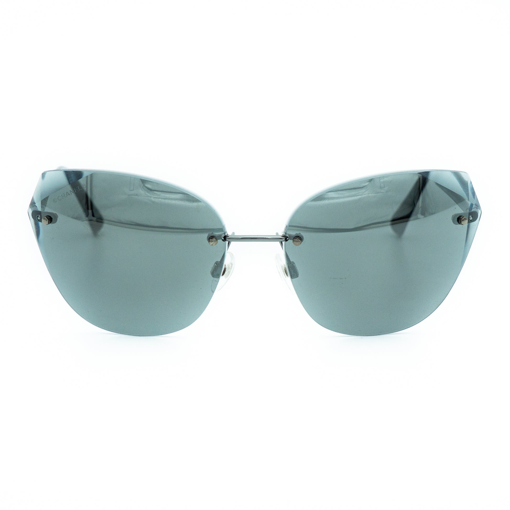 Chanel 4237 Mirror Silver Sunglasses Vintage