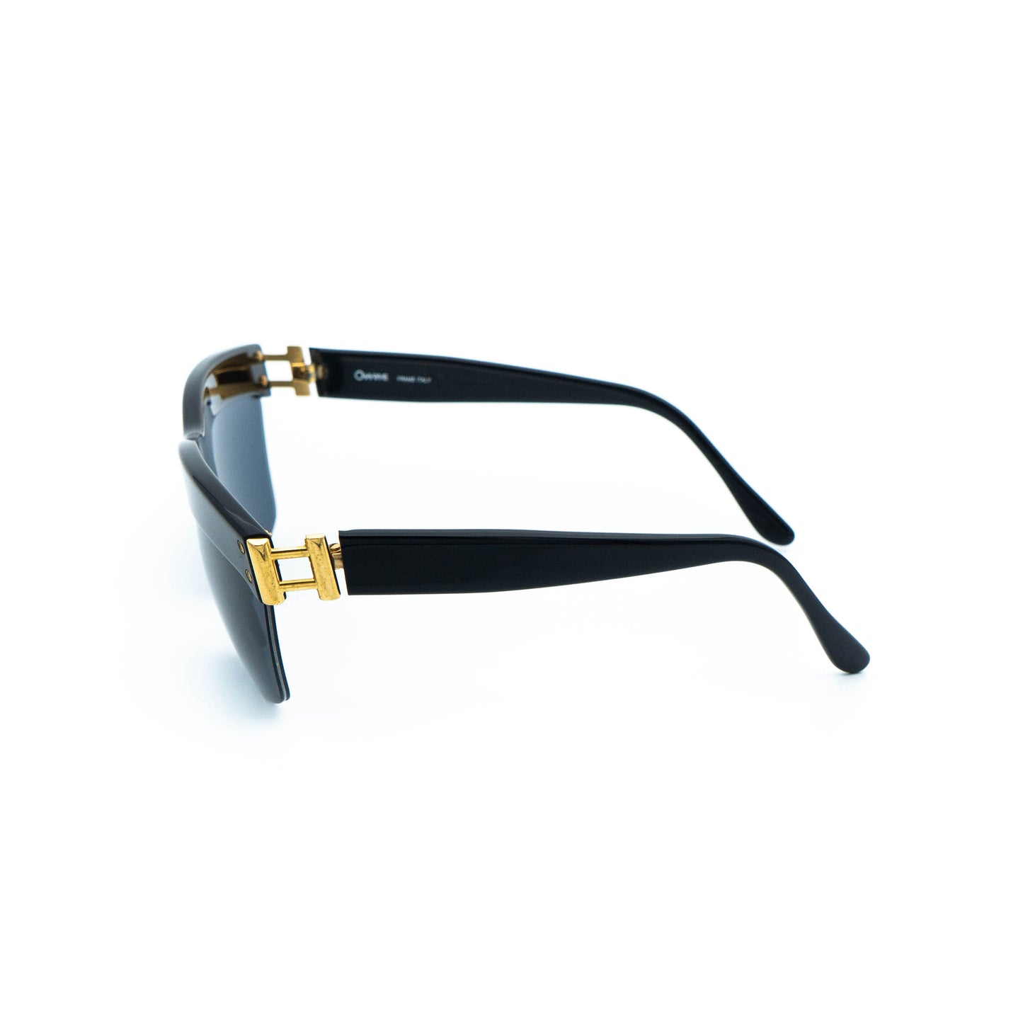 Charme 7074 Black Gold Women Sunglasses Vintage