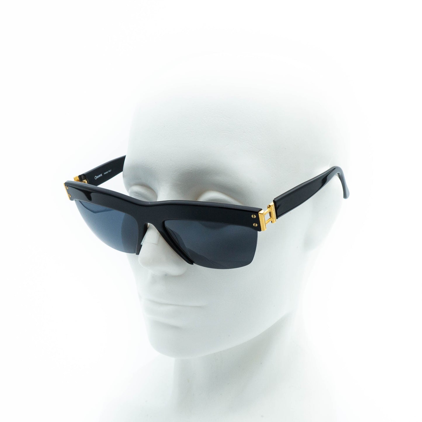 Charme 7074 Black Gold Women Sunglasses Vintage