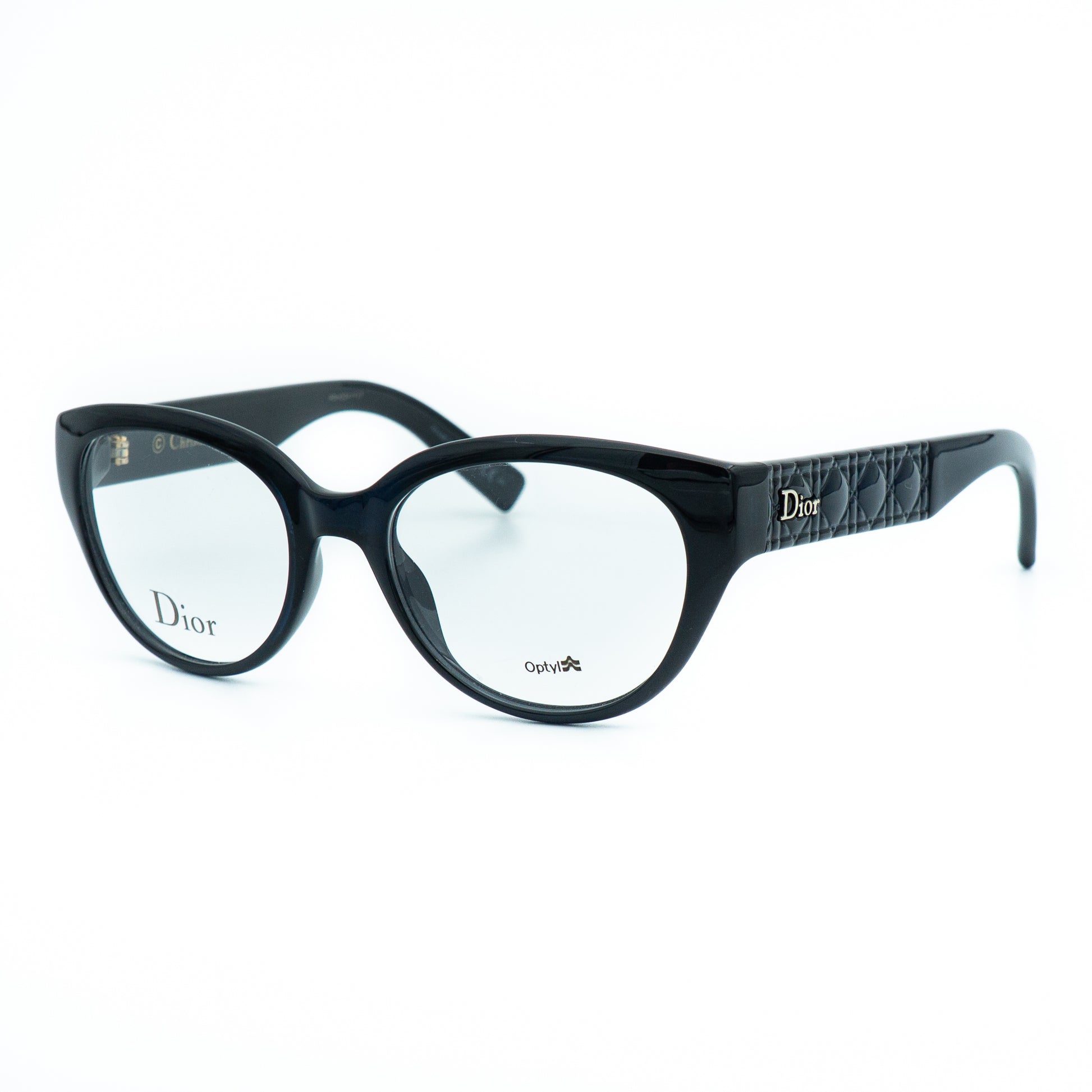 Christian DIOR CD3264 Blue Black Cat Eye Glasses Frame