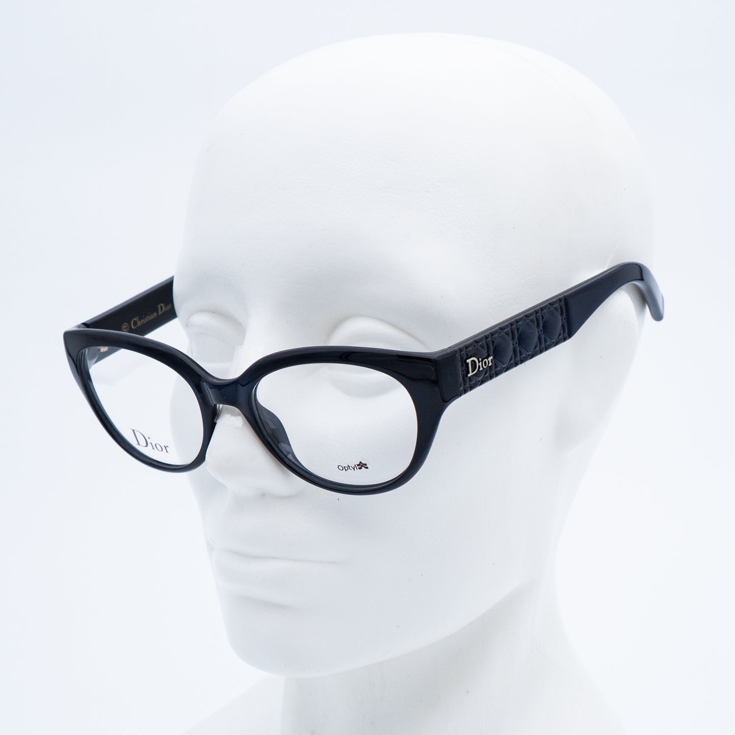 Christian DIOR CD3264 Blue Black Cat Eye Glasses Frame