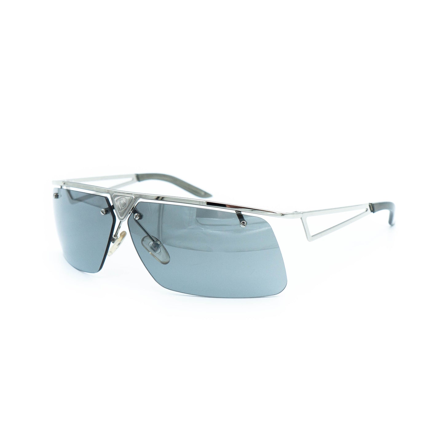 Christian DIOR CLUBBING Rimless Silver Sunglasses Vintage