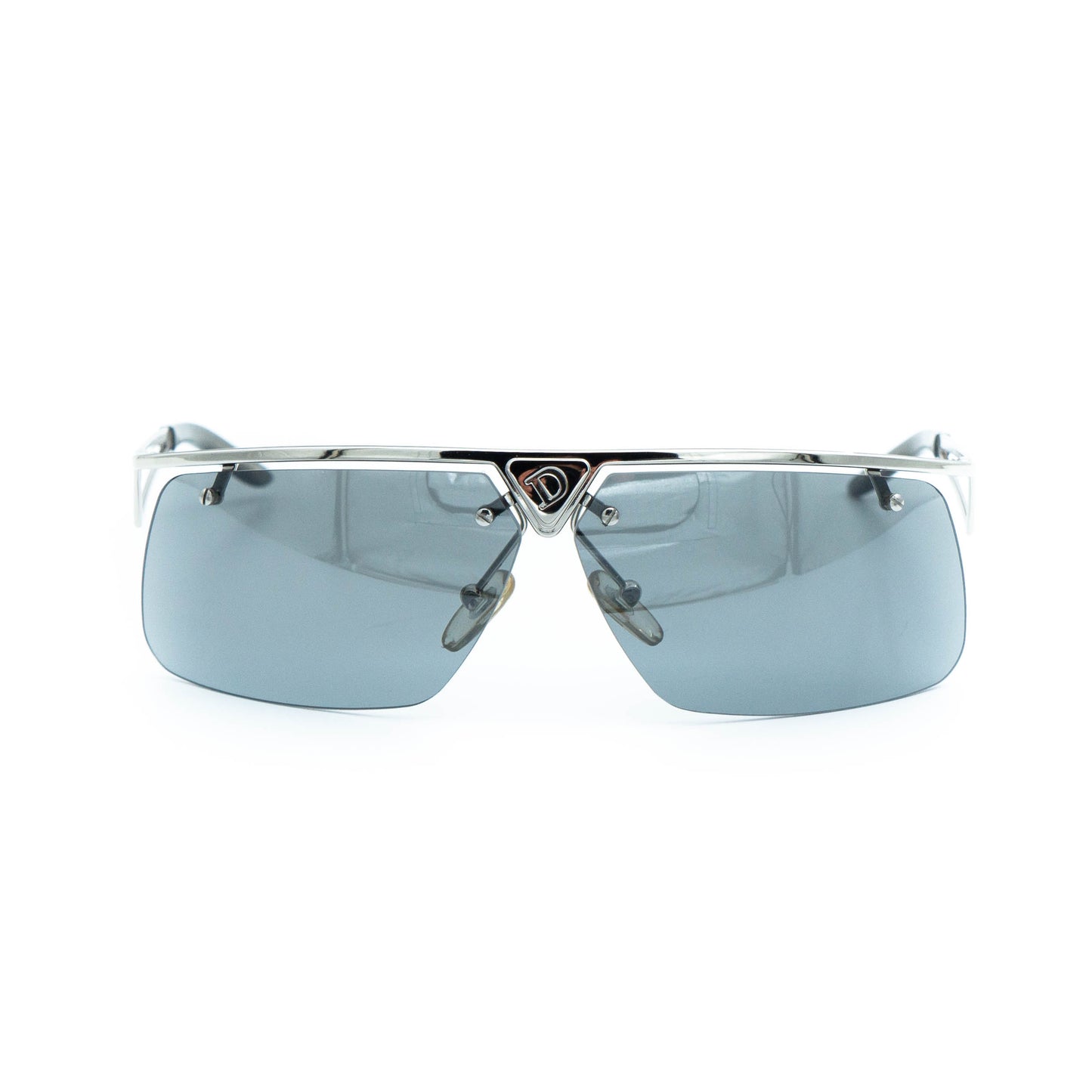 Christian DIOR CLUBBING Rimless Silver Sunglasses Vintage