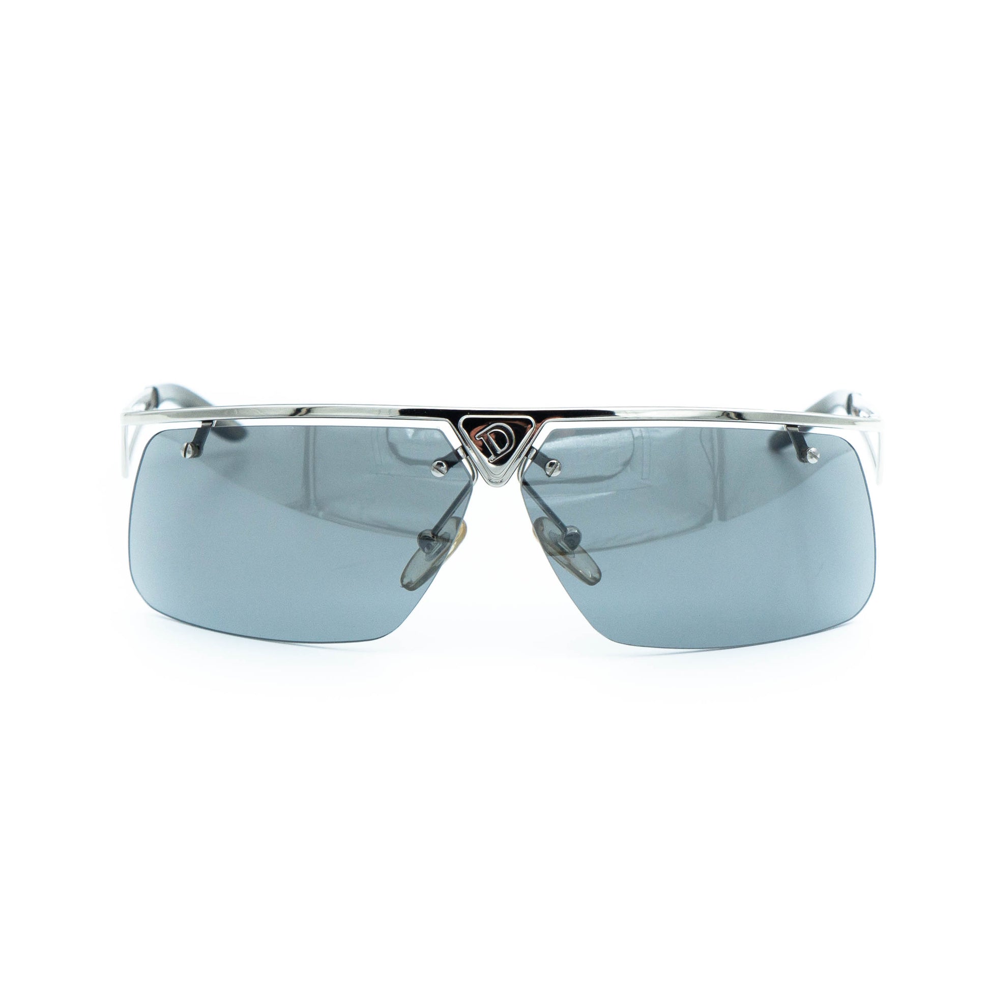Christian DIOR CLUBBING Rimless Silver Sunglasses Vintage