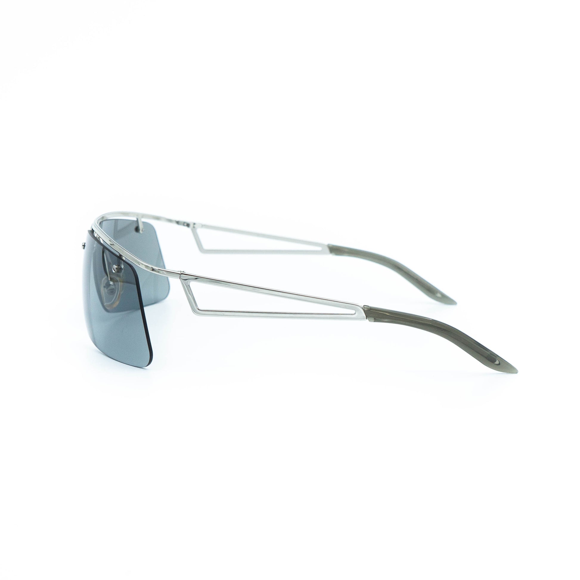 Christian DIOR CLUBBING Rimless Silver Sunglasses Vintage