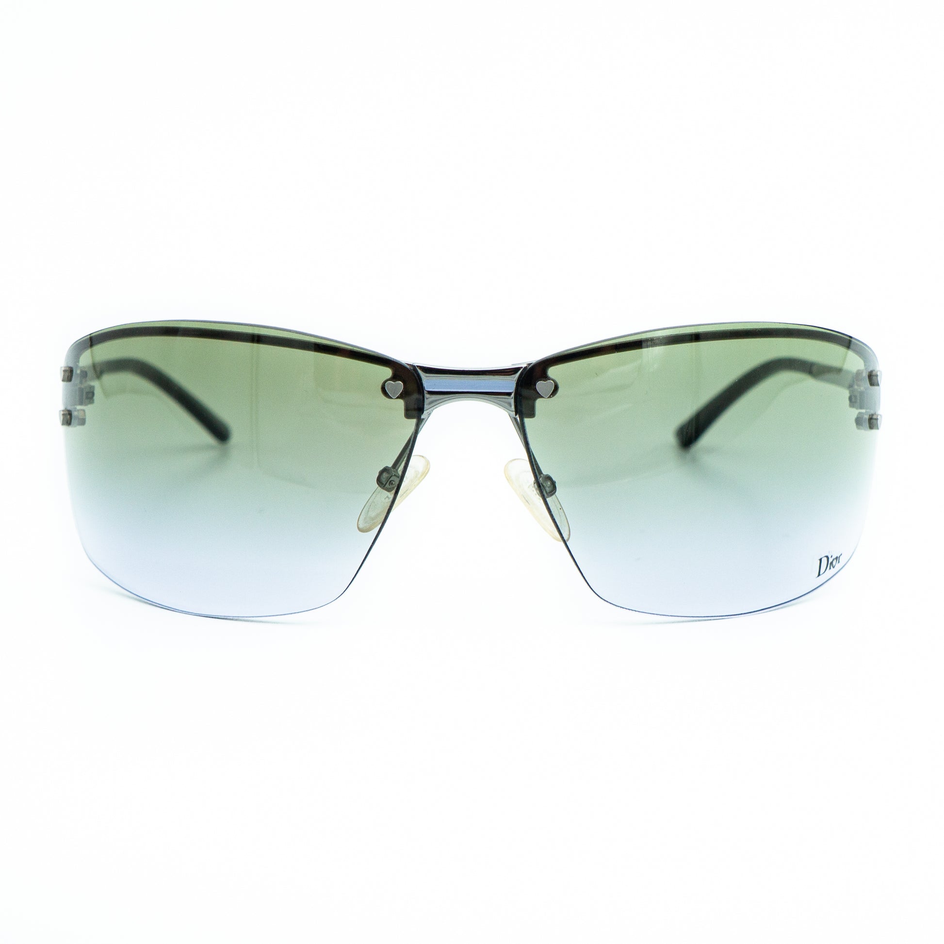 Christian DIOR Charm 1 Rimless Metal Sunglasses Vintage