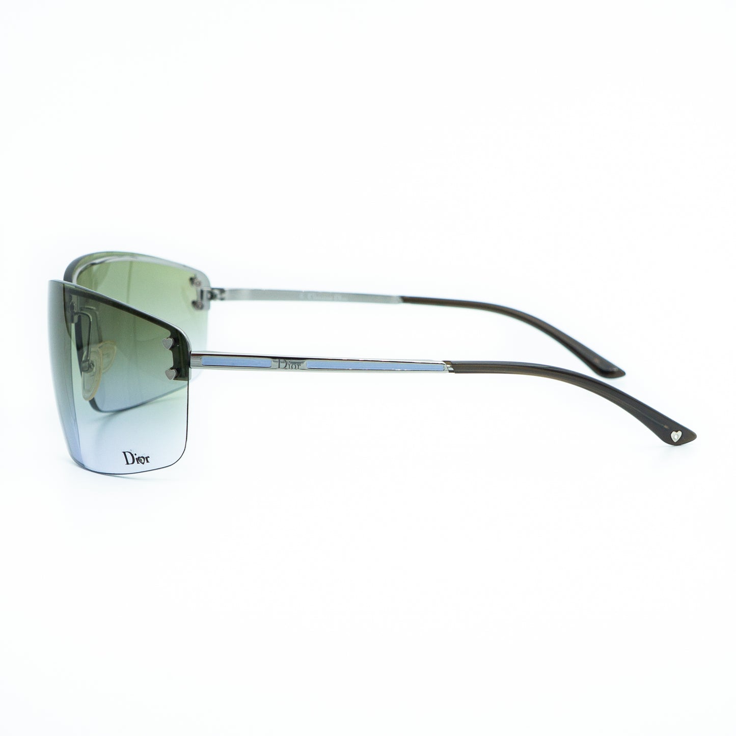 Christian DIOR Charm 1 Rimless Metal Sunglasses Vintage
