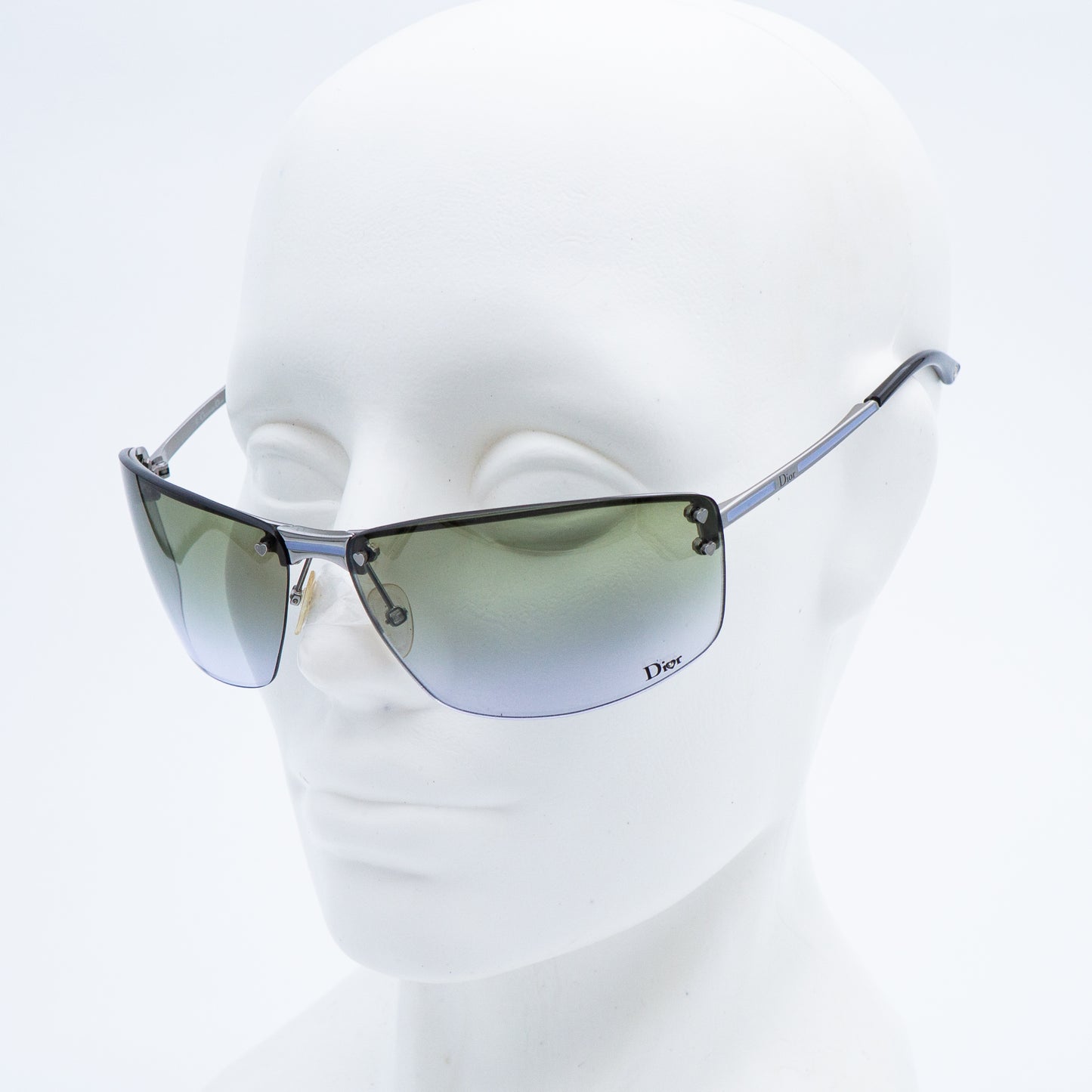 Christian DIOR Charm 1 Rimless Metal Sunglasses Vintage