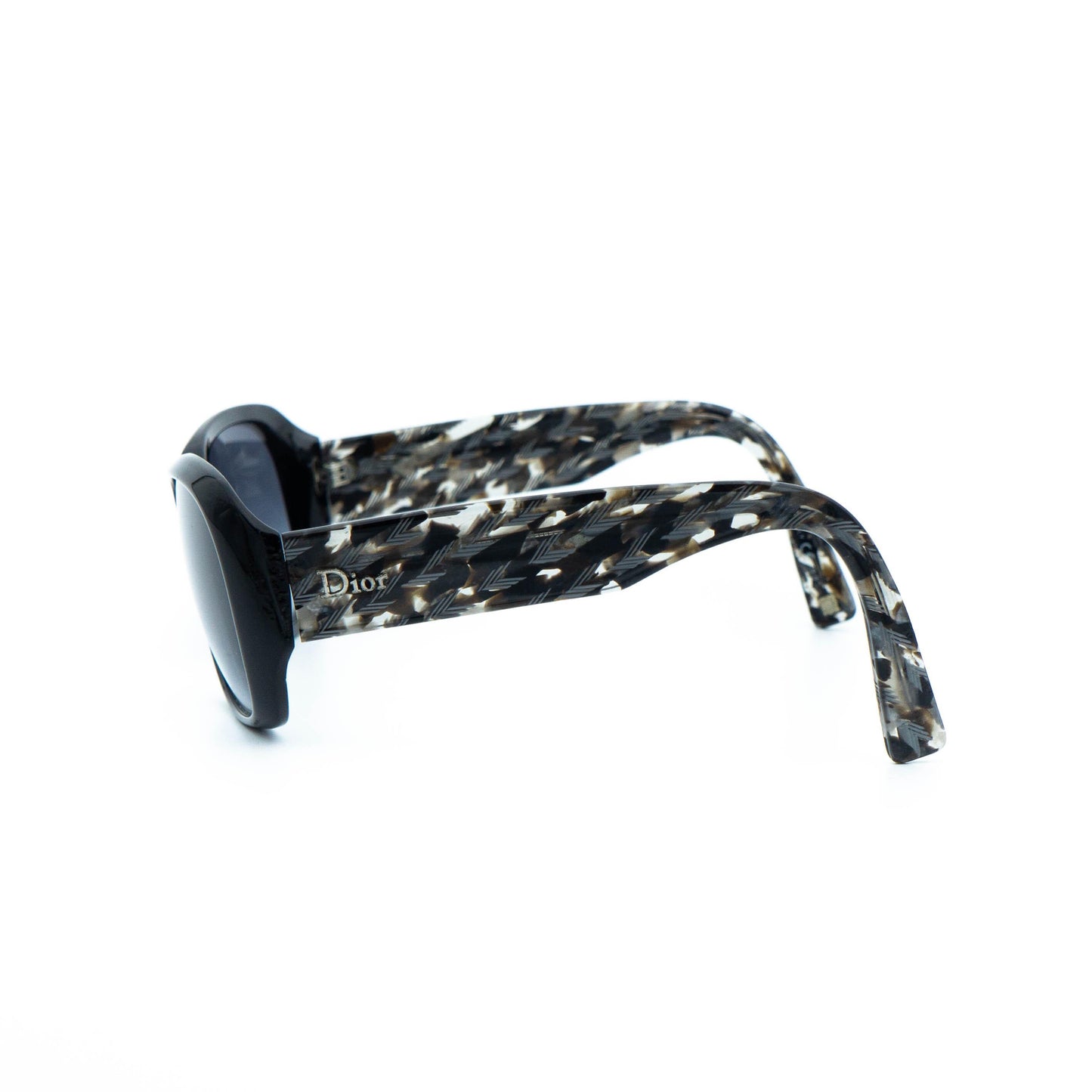 Christian DIOR Flanelle 3 Black Women Sunglasses Vintage