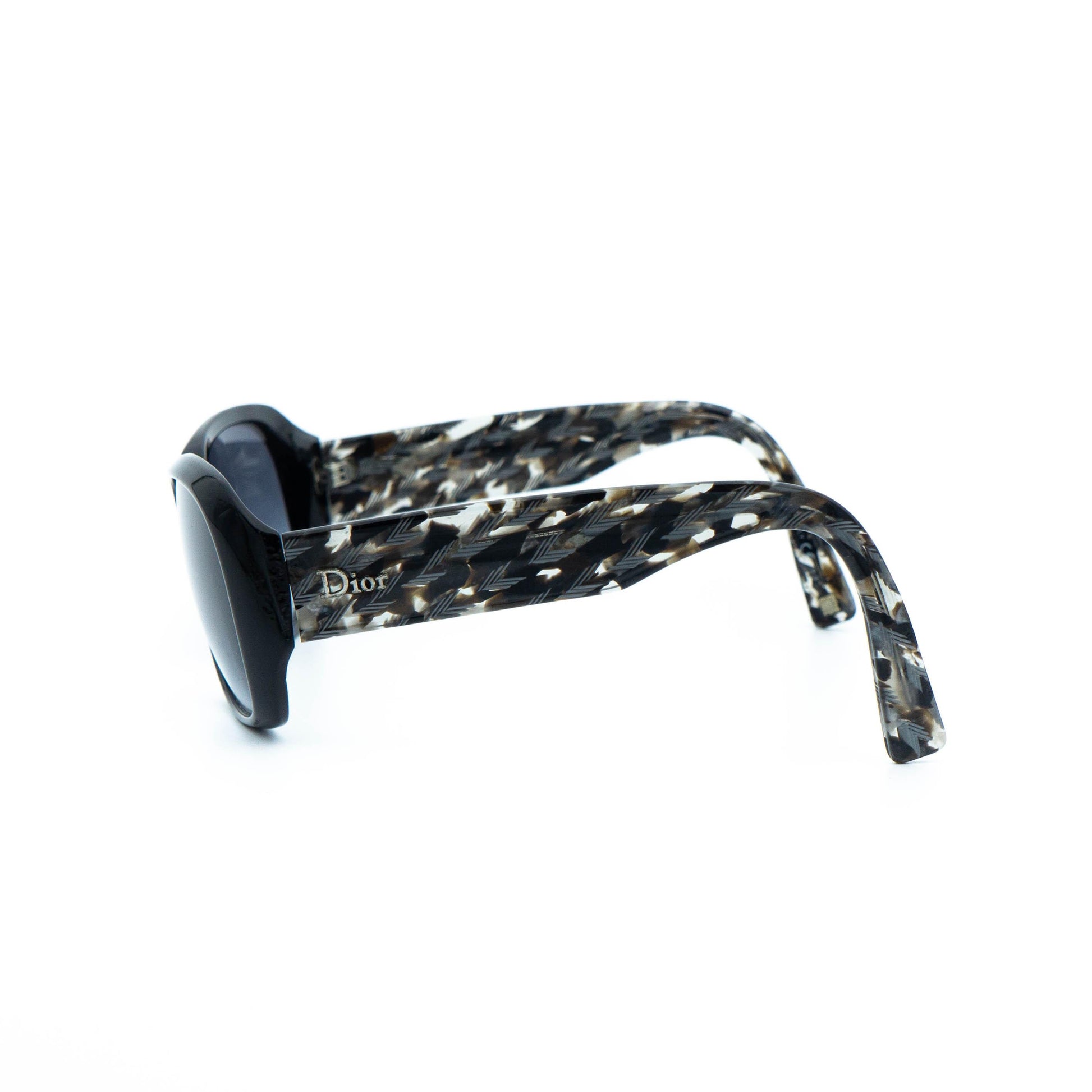 Christian DIOR Flanelle 3 Black Women Sunglasses Vintage