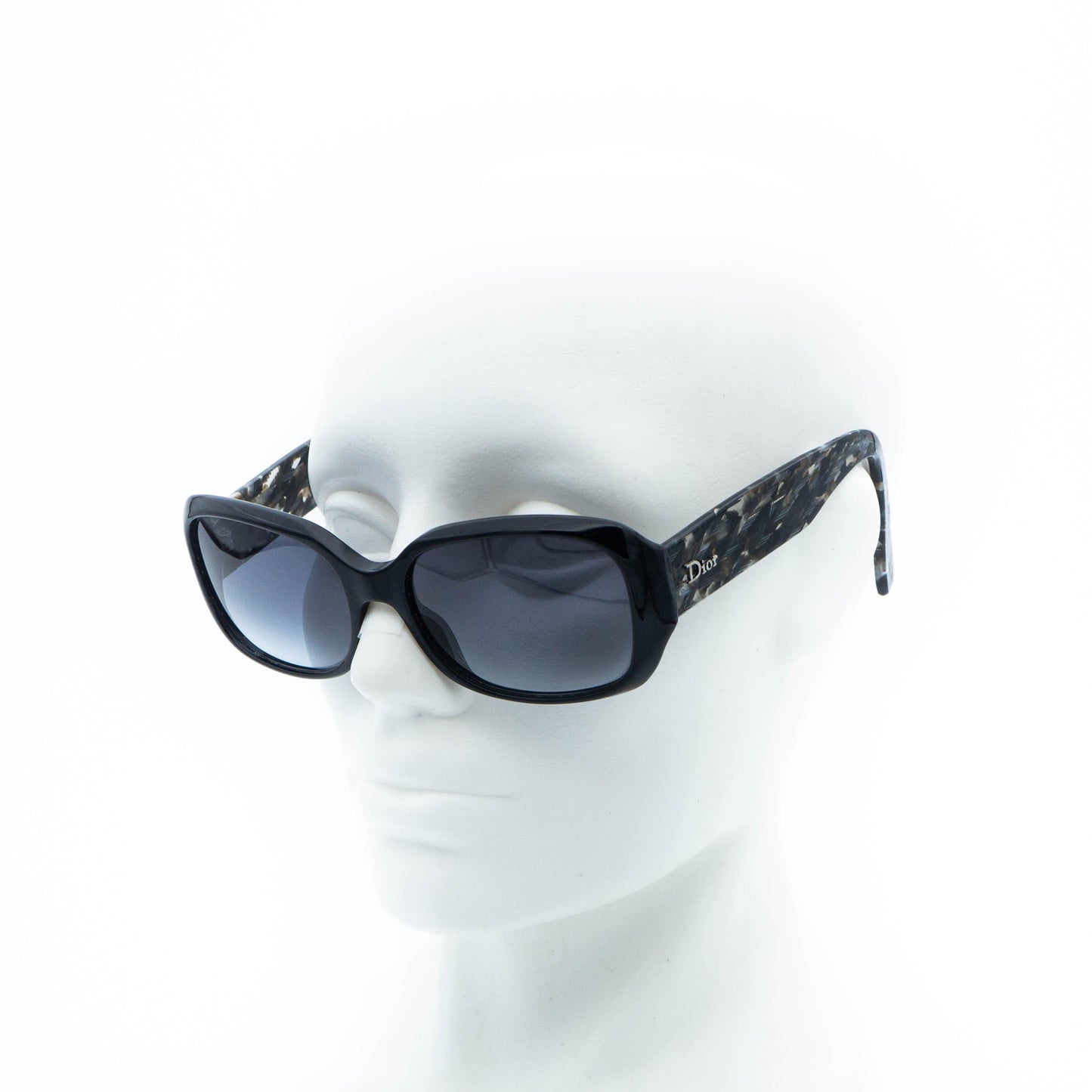 Christian DIOR Flanelle 3 Black Women Sunglasses Vintage