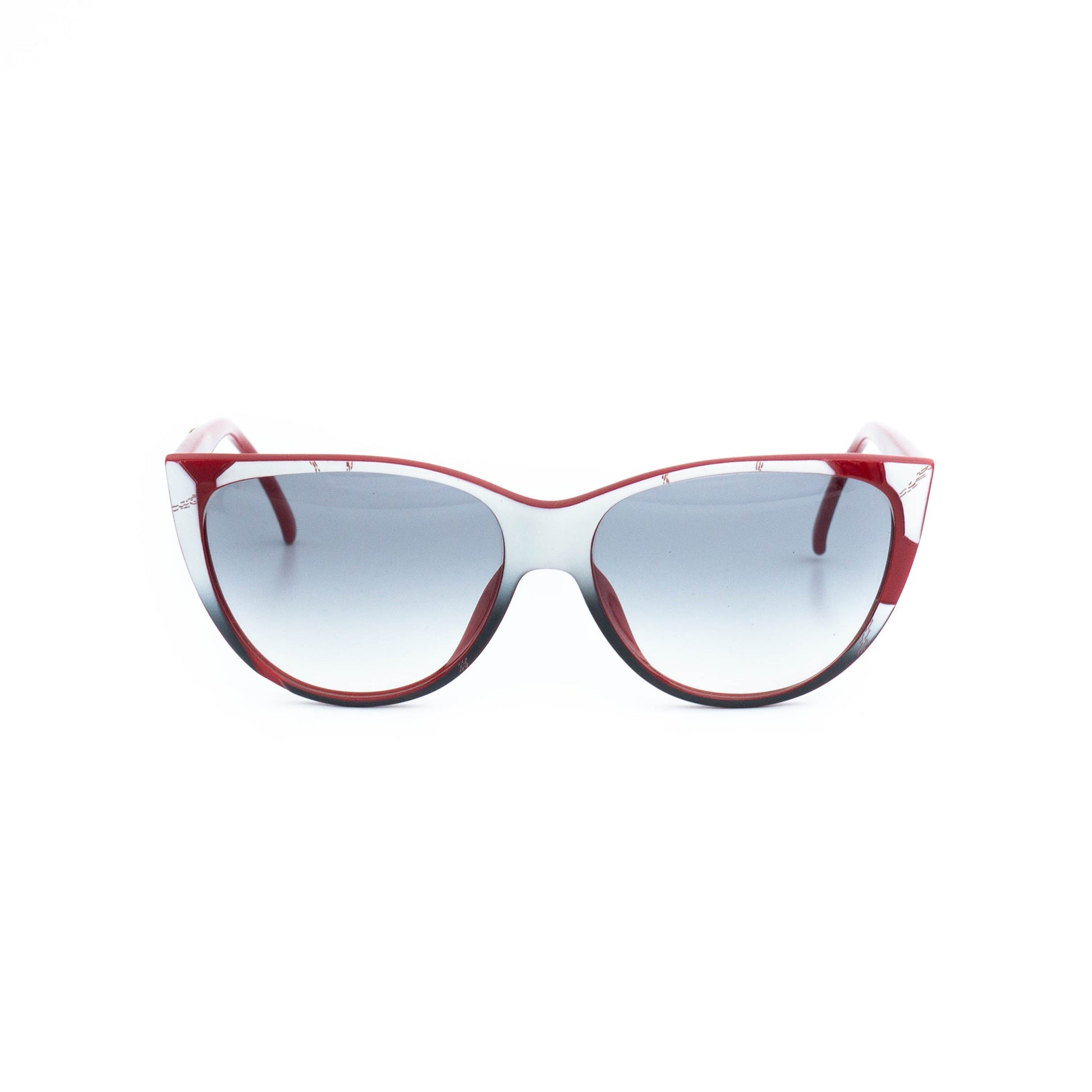 Christian Dior 2349 Black Red Women Sunglasses Vintage 80s