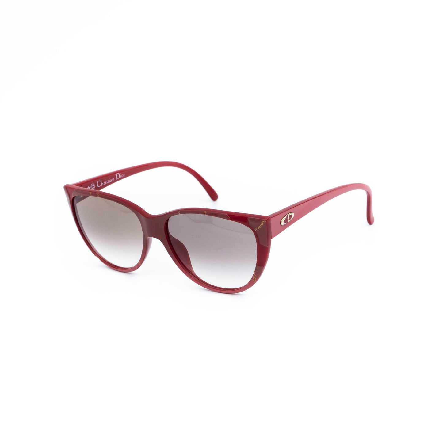 Christian Dior 2349 Red Women Sunglasses Vintage 80s