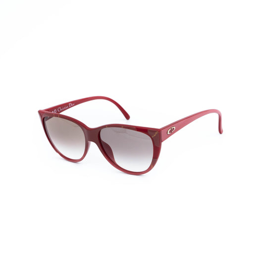 Christian Dior 2349 Red Women Sunglasses Vintage 80s