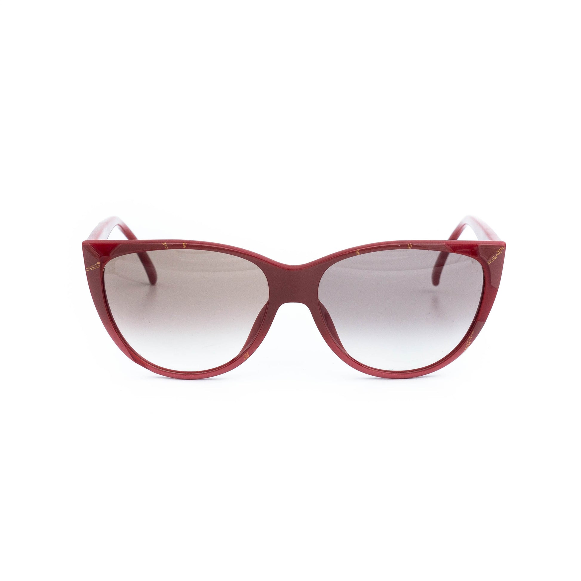 Christian Dior 2349 Red Women Sunglasses Vintage 80s