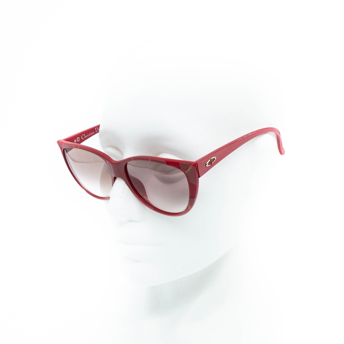 Christian Dior 2349 Red Women Sunglasses Vintage 80s