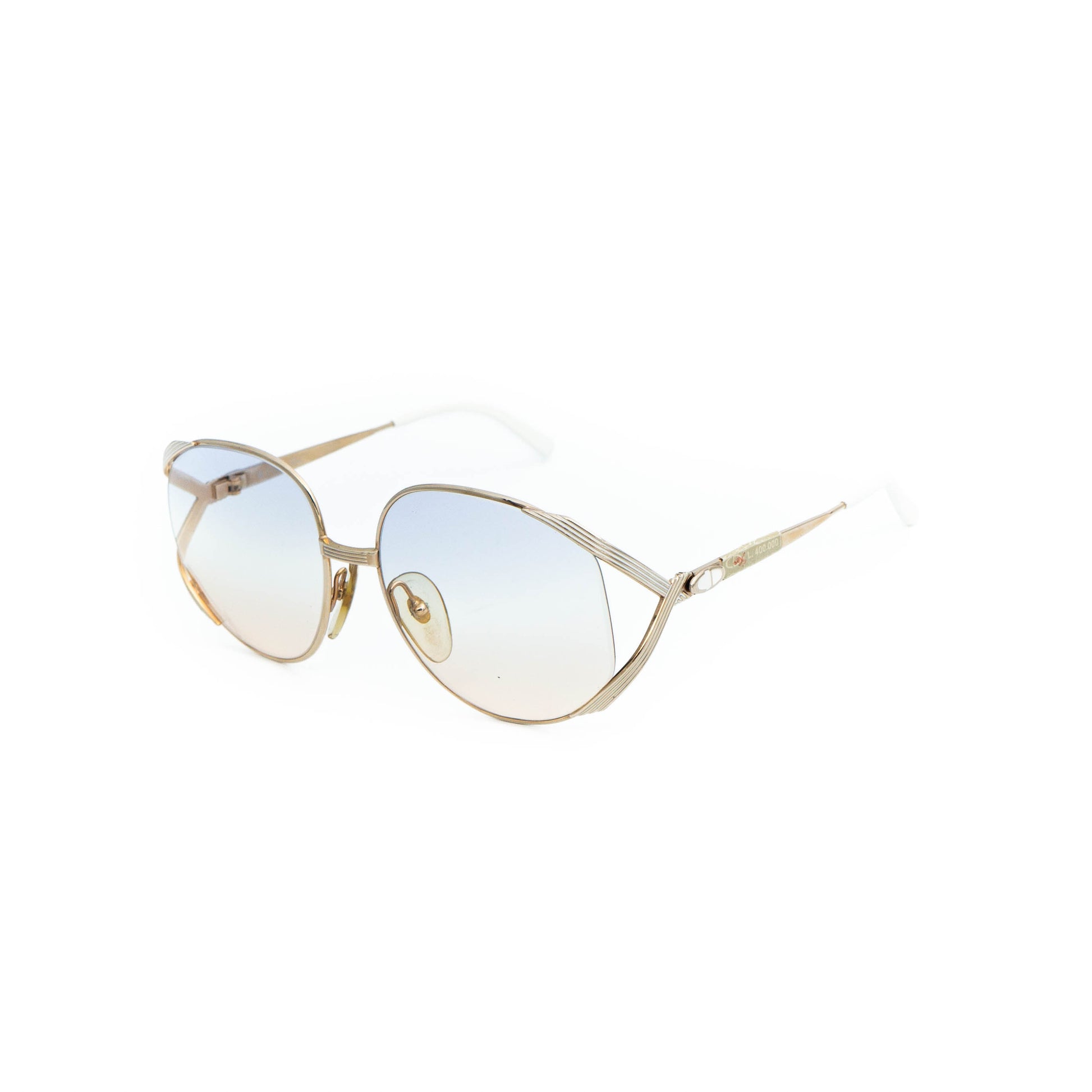 Christian Dior 2387 Gold Clean Sunglasses Vintage 80s