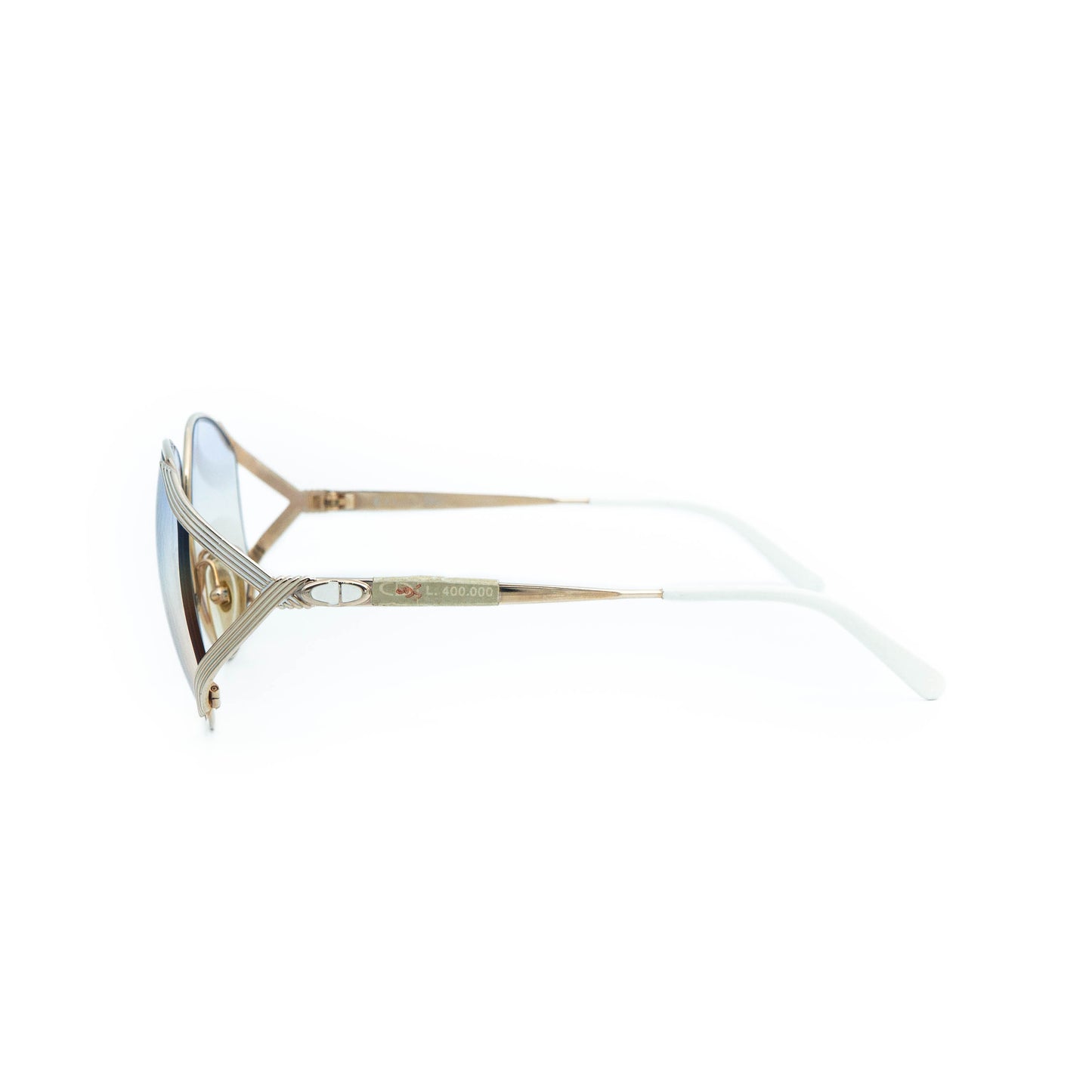 Christian Dior 2387 Gold Clean Sunglasses Vintage 80s