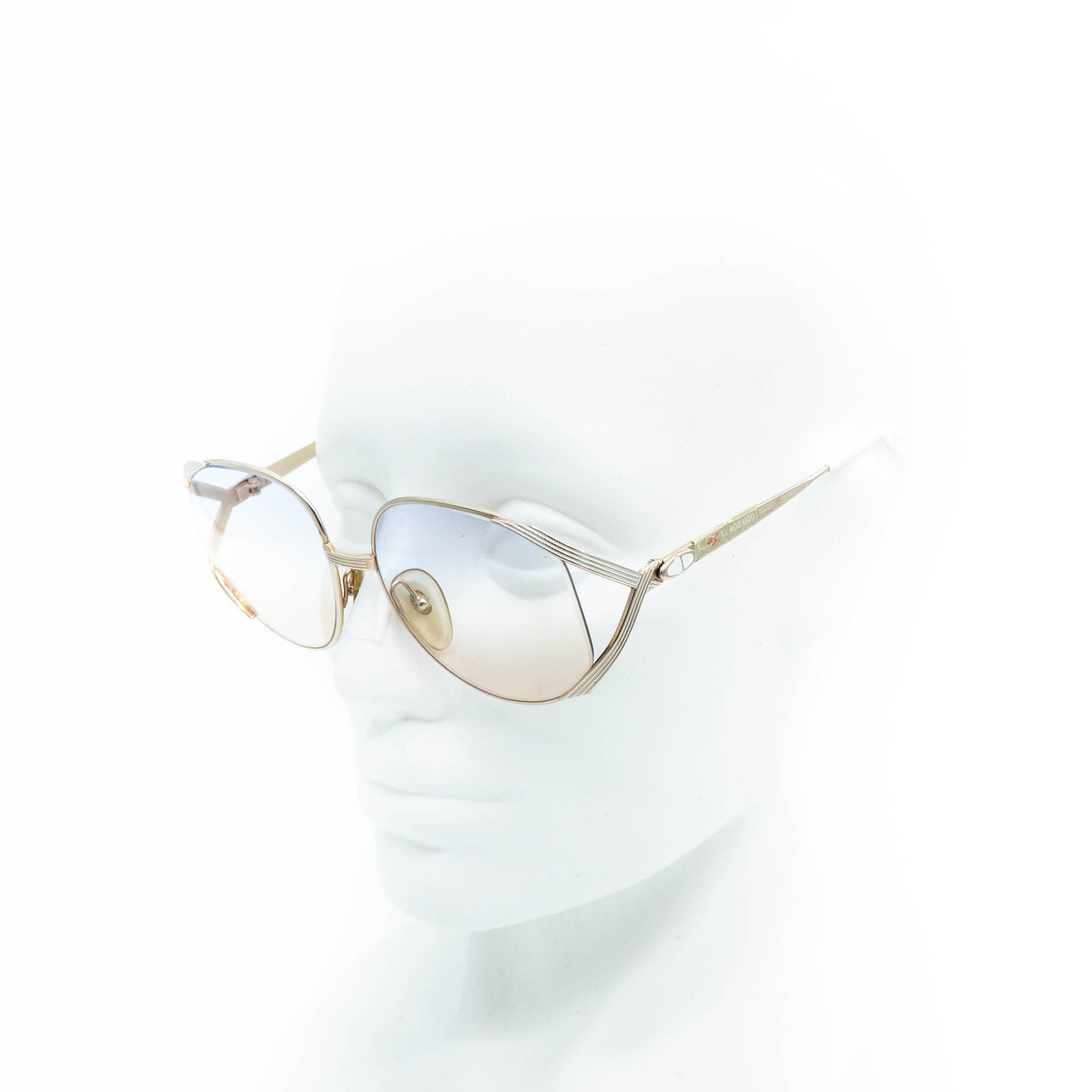 Christian Dior 2387 Gold Clean Sunglasses Vintage 80s