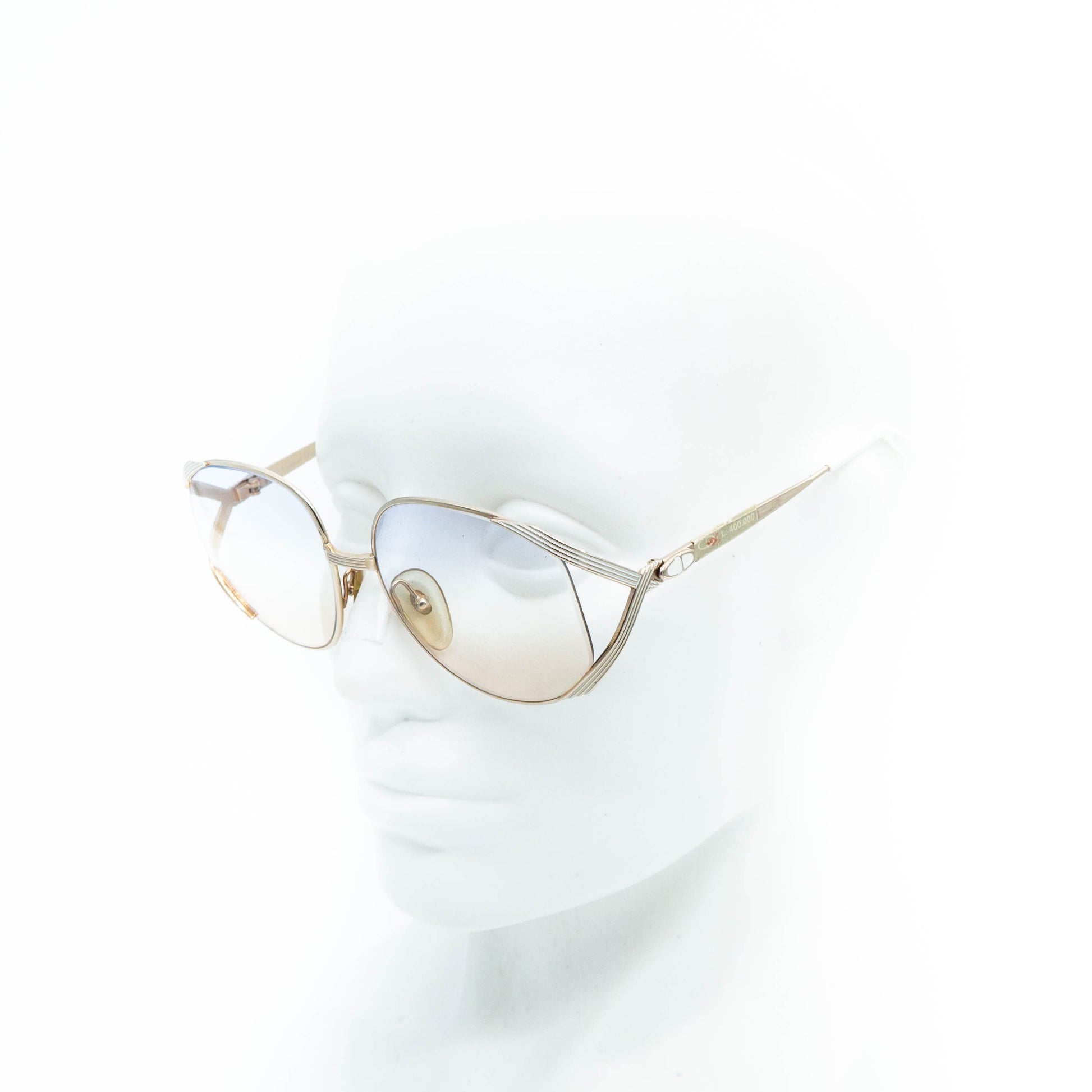 Christian Dior 2387 Gold Clean Sunglasses Vintage 80s