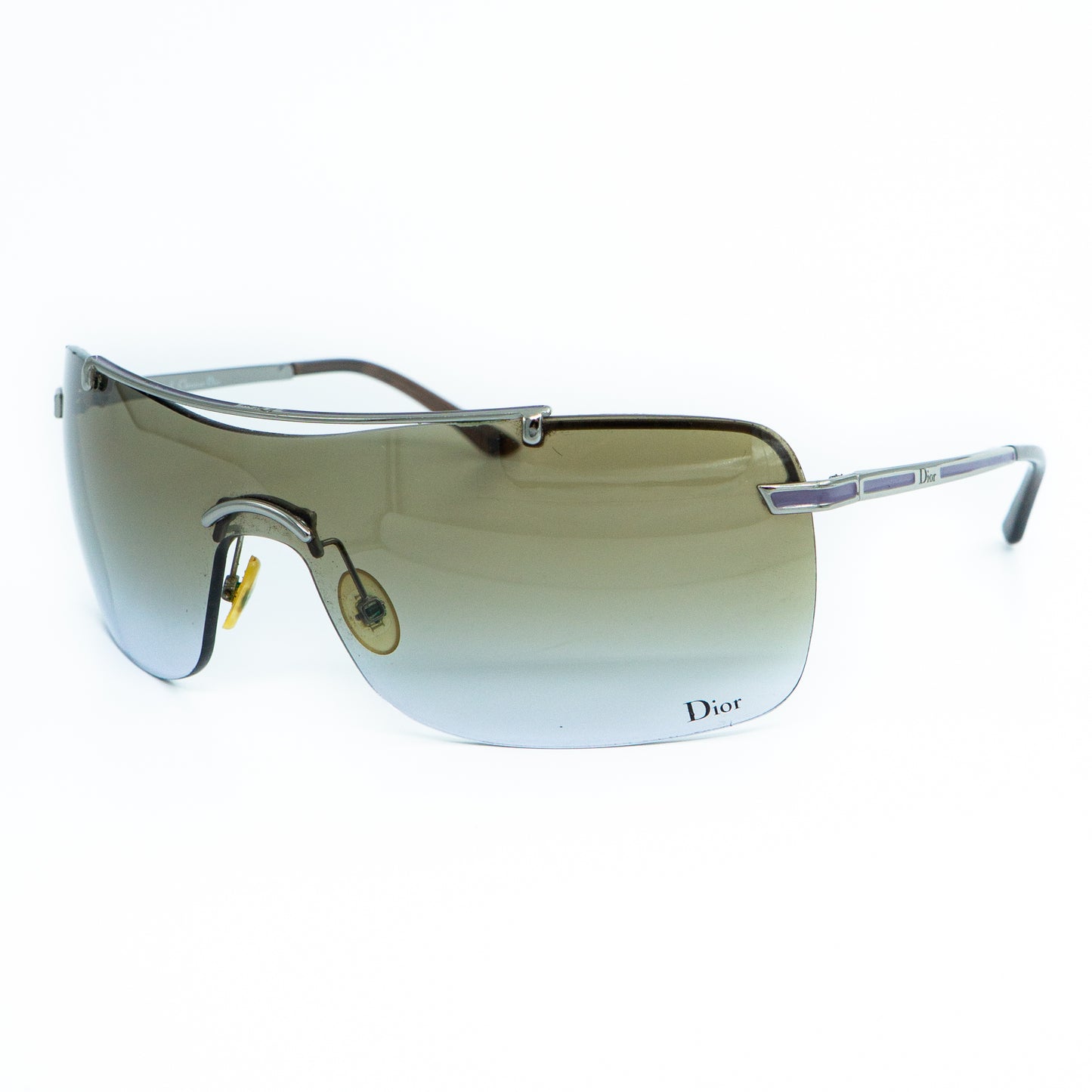 Christian Dior AIR 2 Shield Rimless Sunglasses Vintage