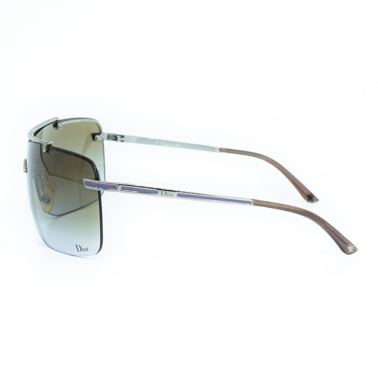 Christian Dior AIR 2 Shield Rimless Sunglasses Vintage