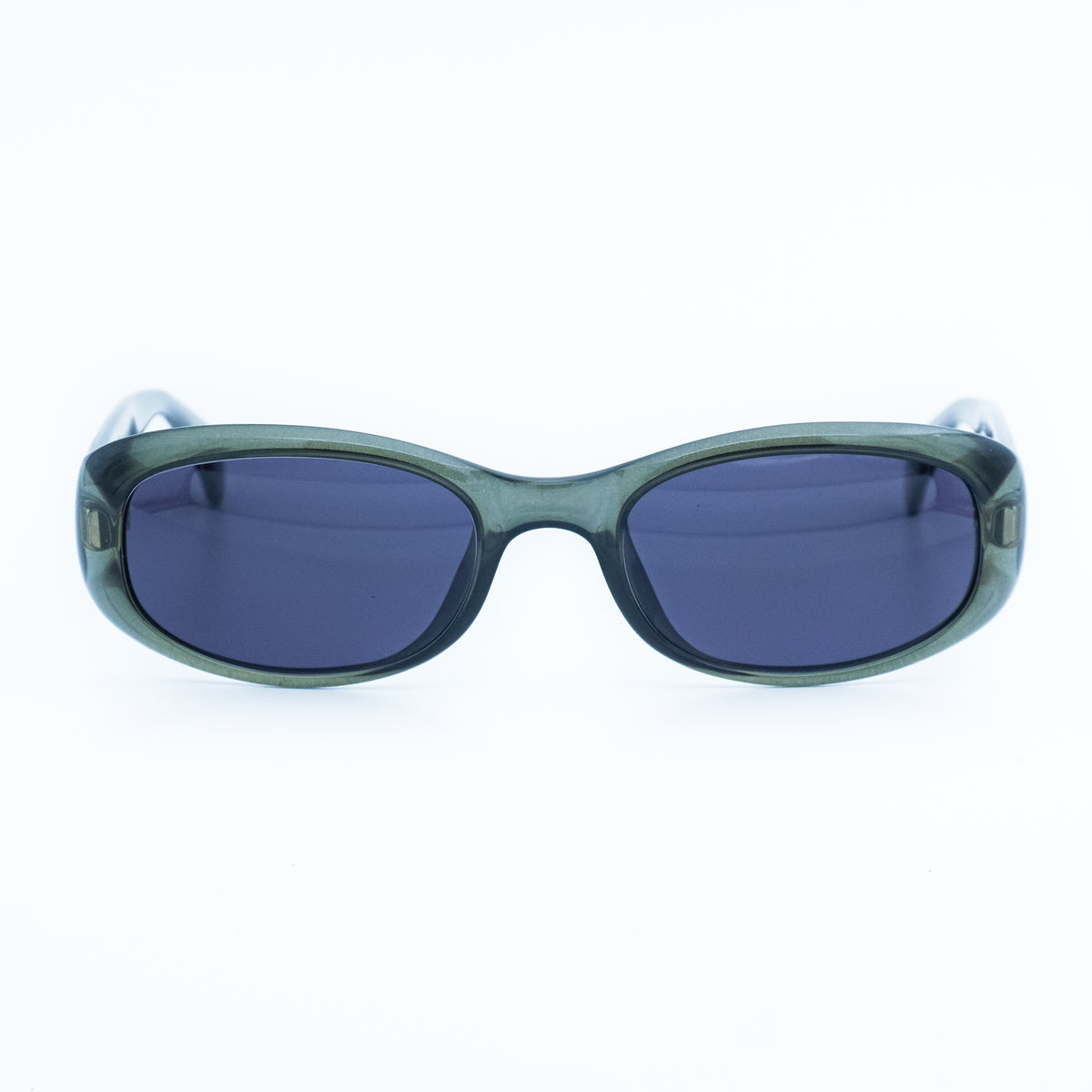 Christian Dior MACHA Green Oval Sunglasses Vintage