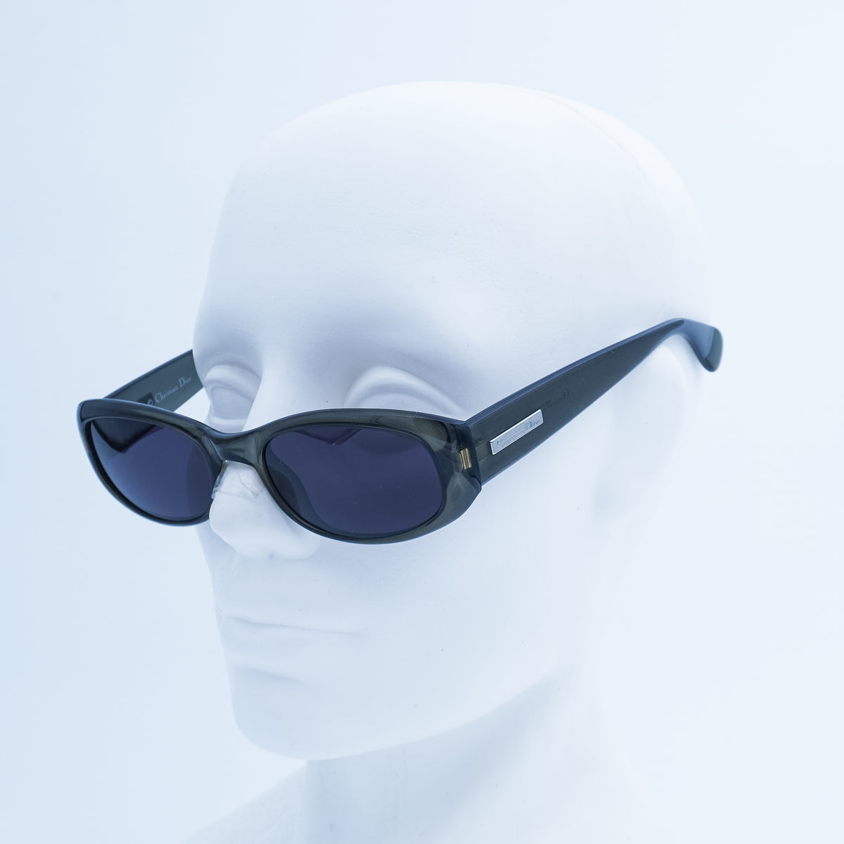 Christian Dior MACHA Green Oval Sunglasses Vintage