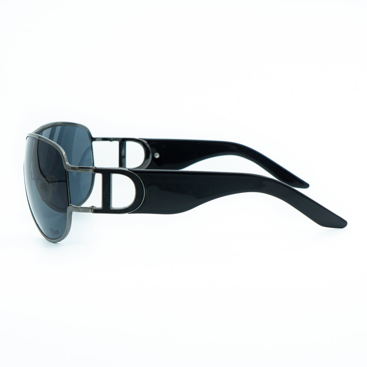Christian Dior PRECOLL 2 Aviator Black Sunglasses Vintage