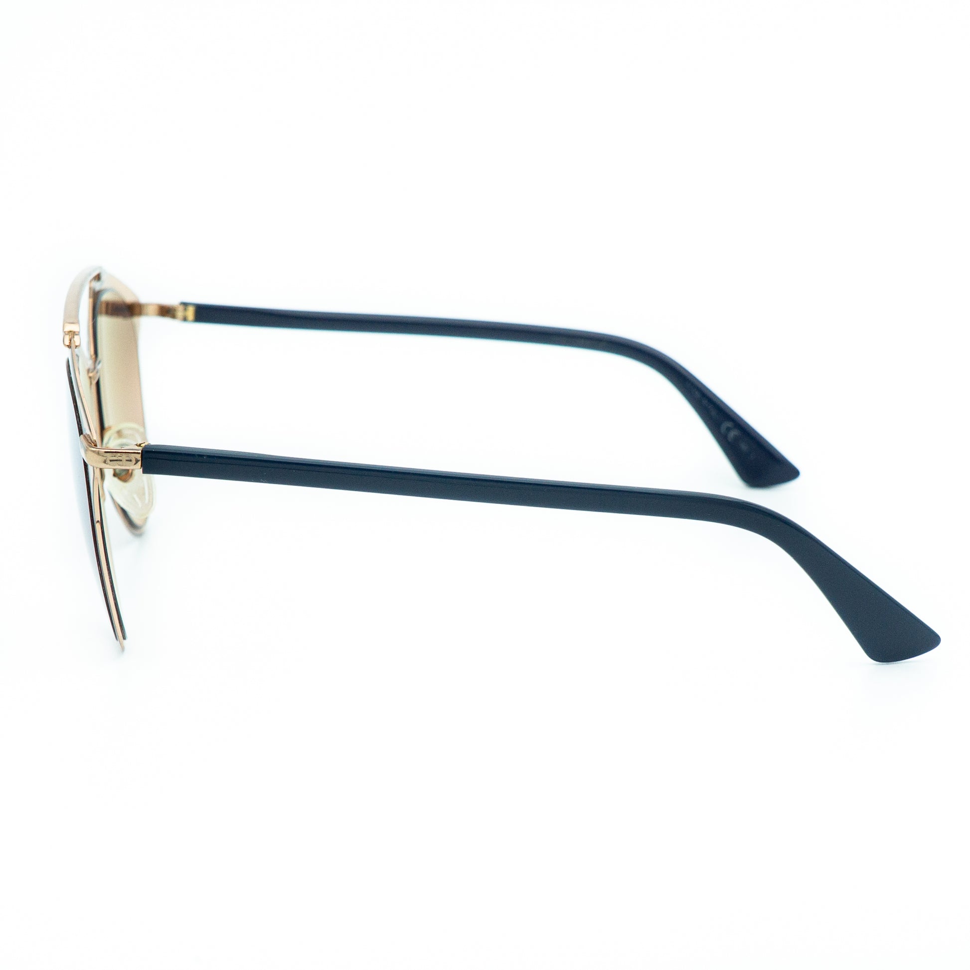 Christian Dior Reflected Blue Gold Sunglasses Vintage