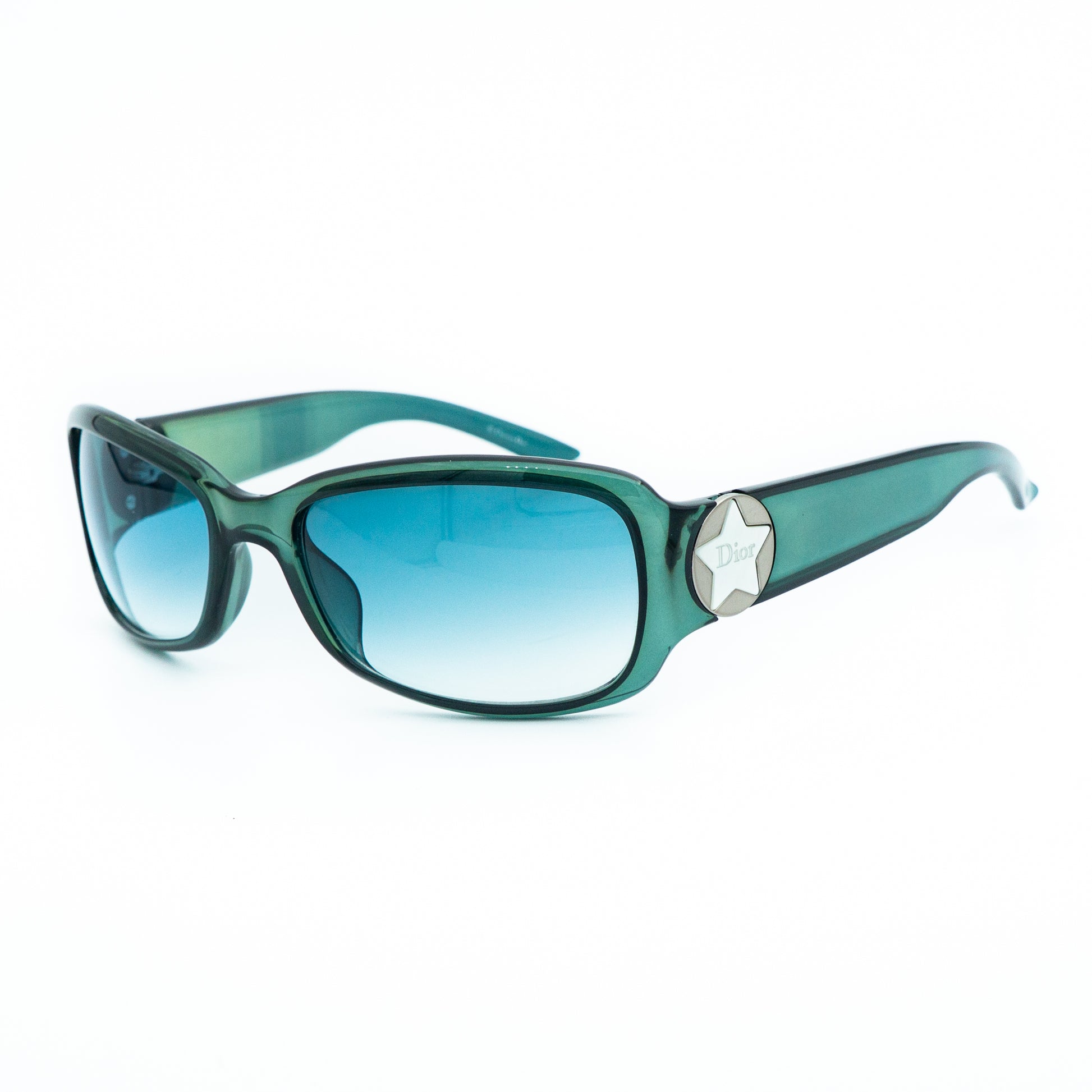 Christian Dior STARSHINE 2 Green Sunglasses Vintage