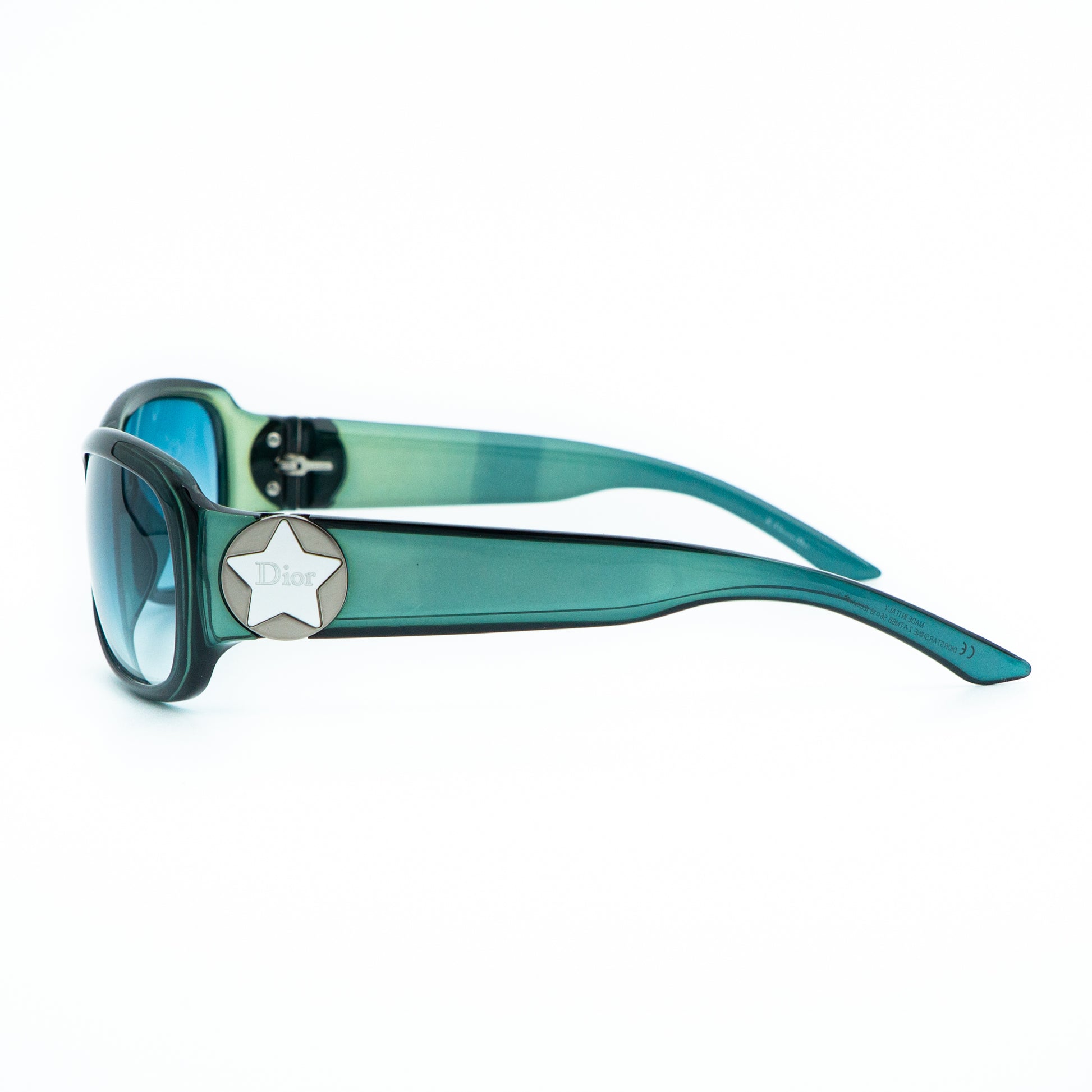 Christian Dior STARSHINE 2 Green Sunglasses Vintage
