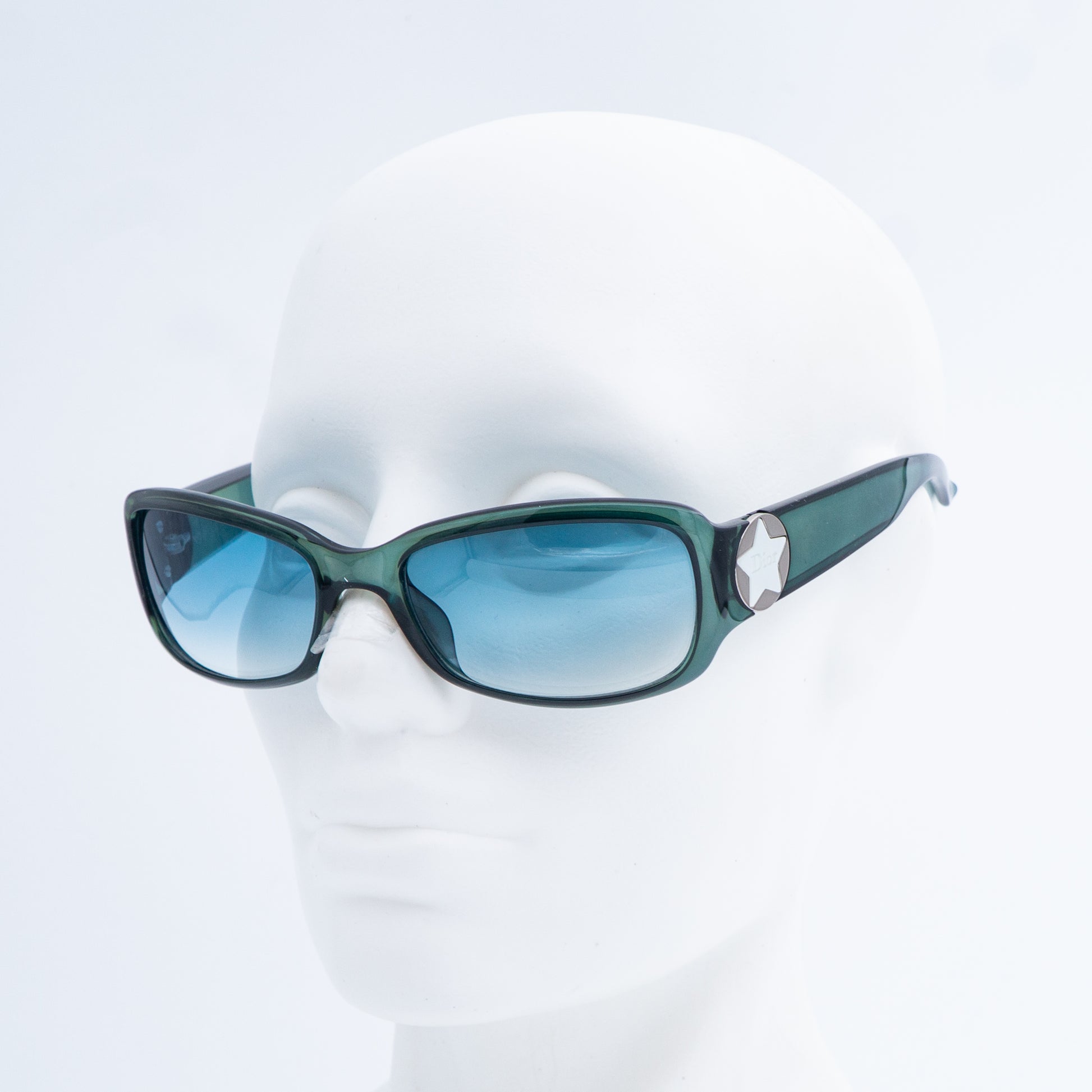 Christian Dior STARSHINE 2 Green Sunglasses Vintage